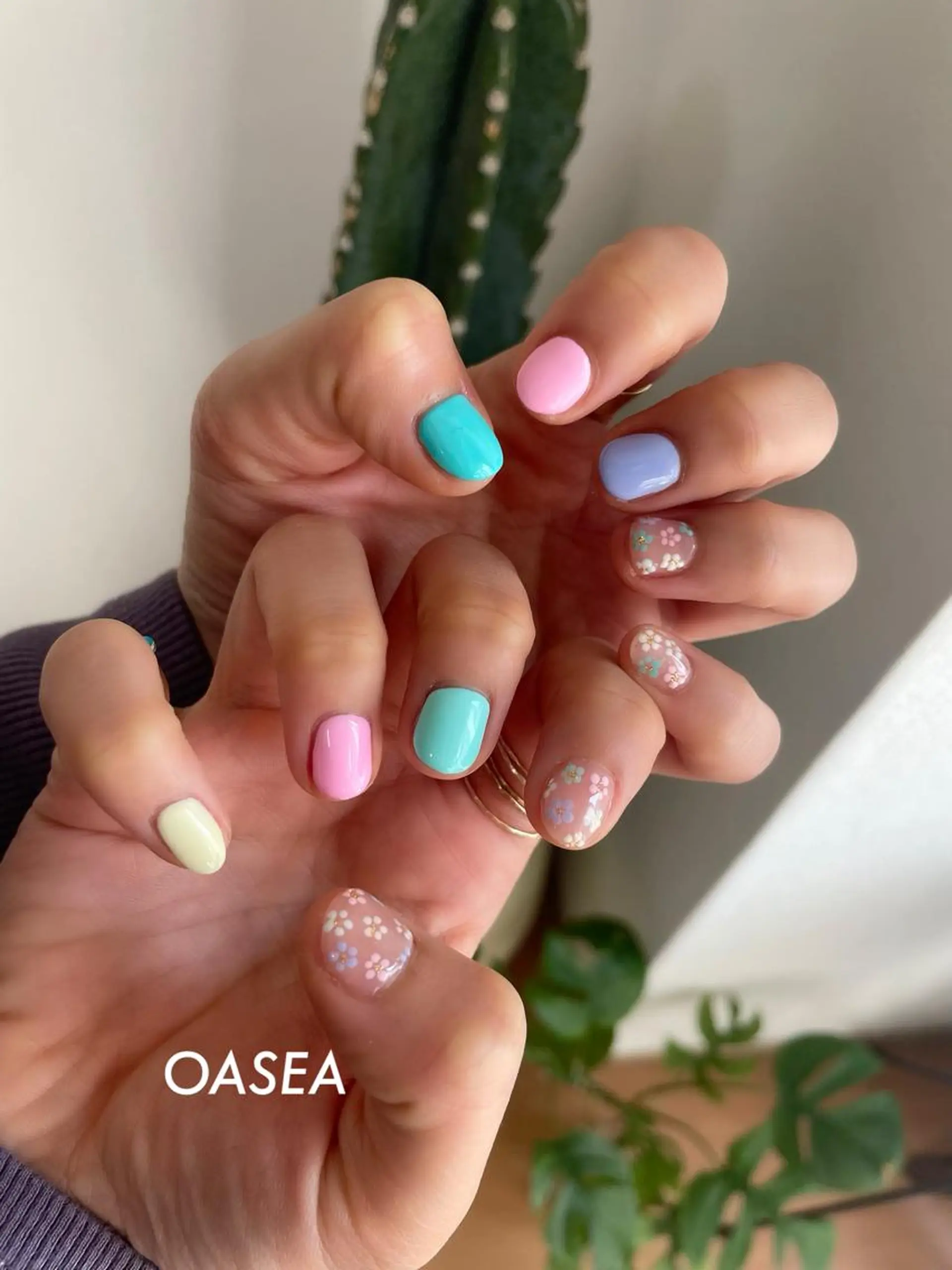 ネイル ハンドネイル 🌞💜 KAORI 🌴のネイルデザイン