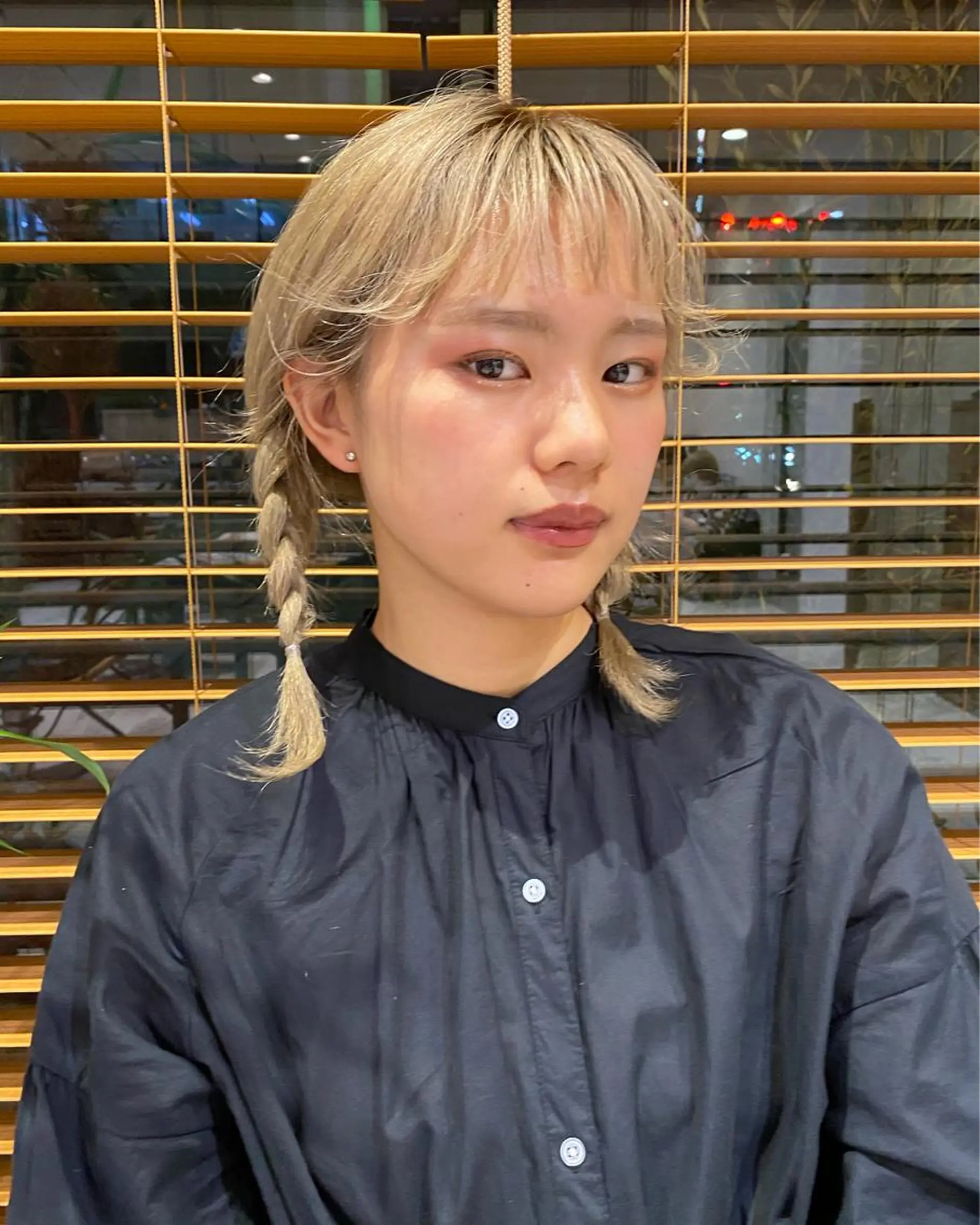 セミロング カラー ヘアアレンジ 顔周りカット ヘアカラー トリートメント ヘッドスパ パーマ指名No1 /namiのヘアスタイル