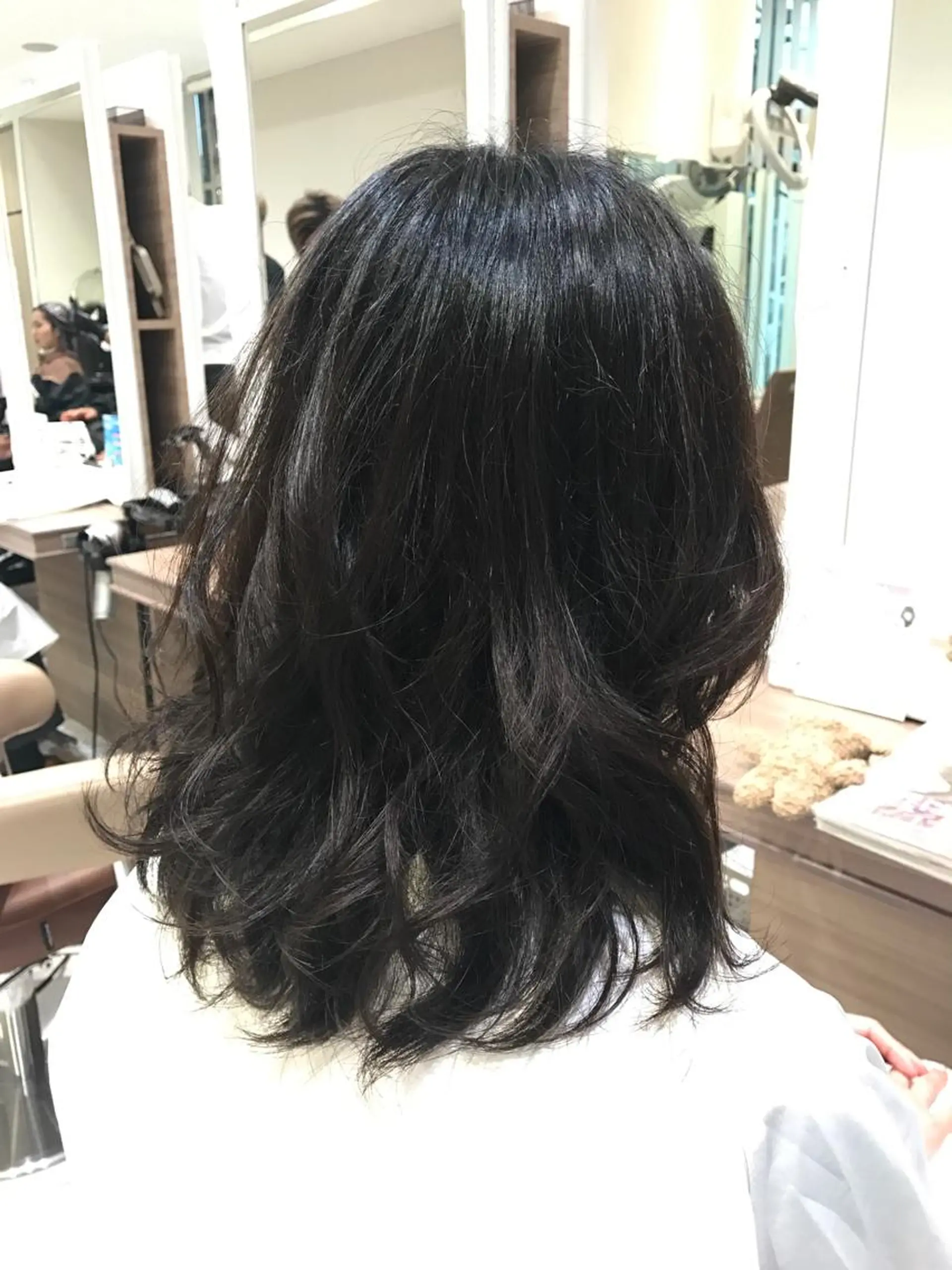 ミディアム カラー アッシュ 【メンズ縮毛矯正】 田中秀斗のヘアスタイル