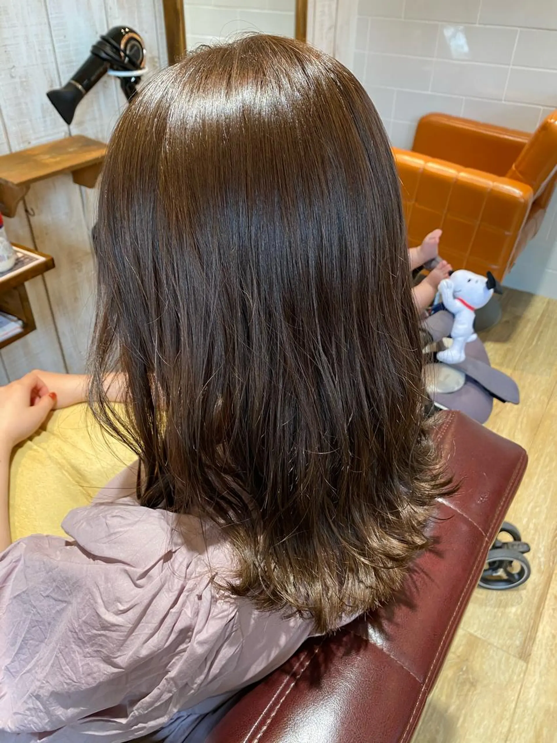 セミロング カット ヘアカラー トリートメント ヘッドスパ ICON所属・艶美髪マスター 店長✂︎YUKKEのヘアスタイル