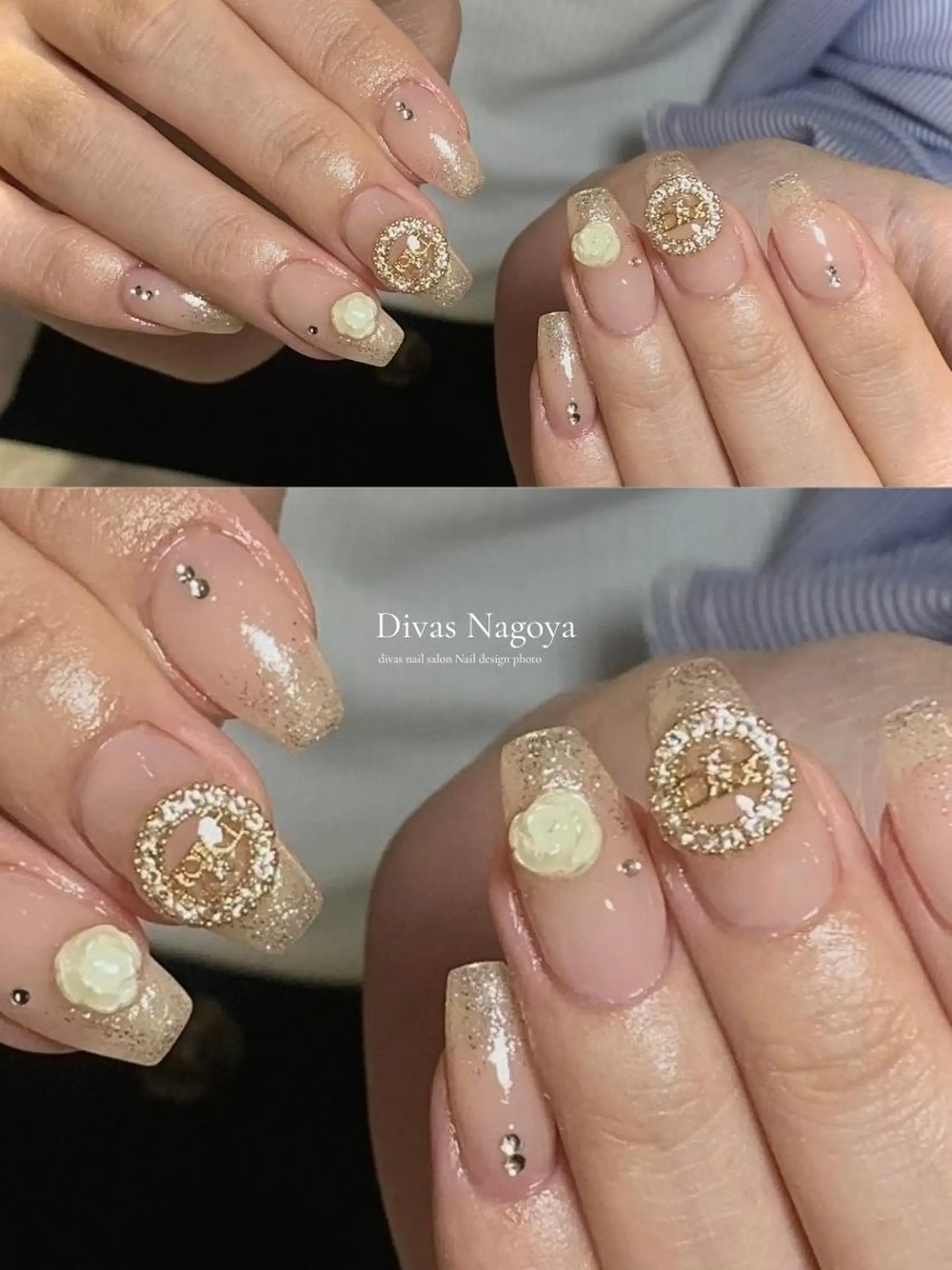 ネイル 長さ出し ジェルネイル 韓国ネイル マグネットネイル 持ち込み 🎀Sakae D.d nail🎀のネイルデザイン