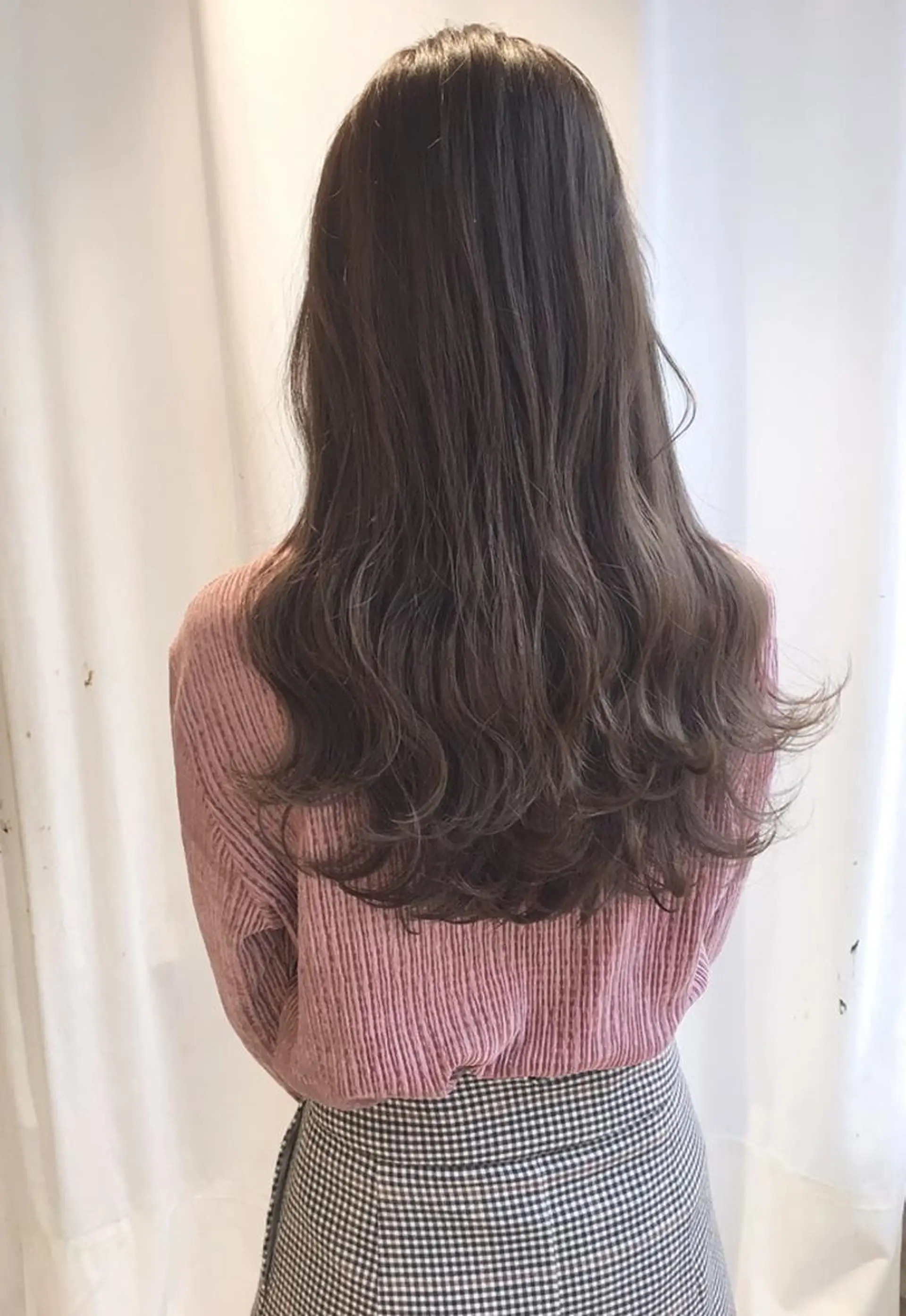 セミロング ショートボブ ボブ ハイライト 外ハネヘア メンズツイスパ ショートフクヤマシンのヘアスタイル