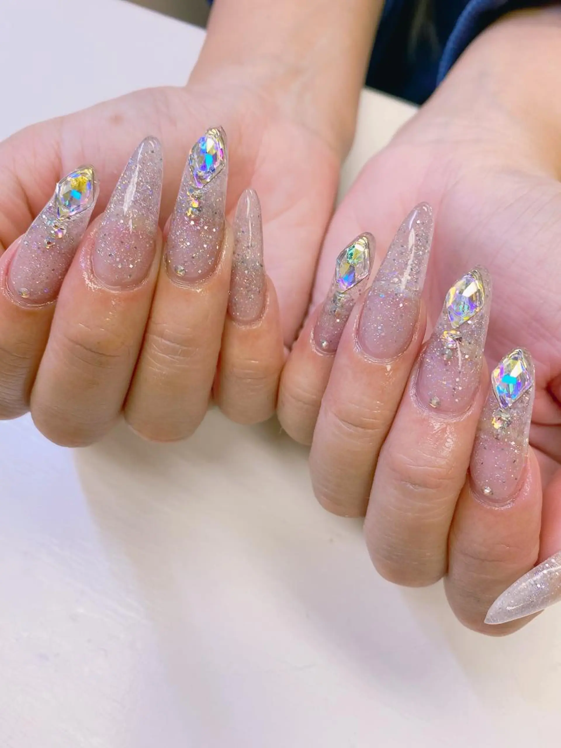 ロング ハンドネイル JNA認定講師🌸 RIEのネイルデザイン