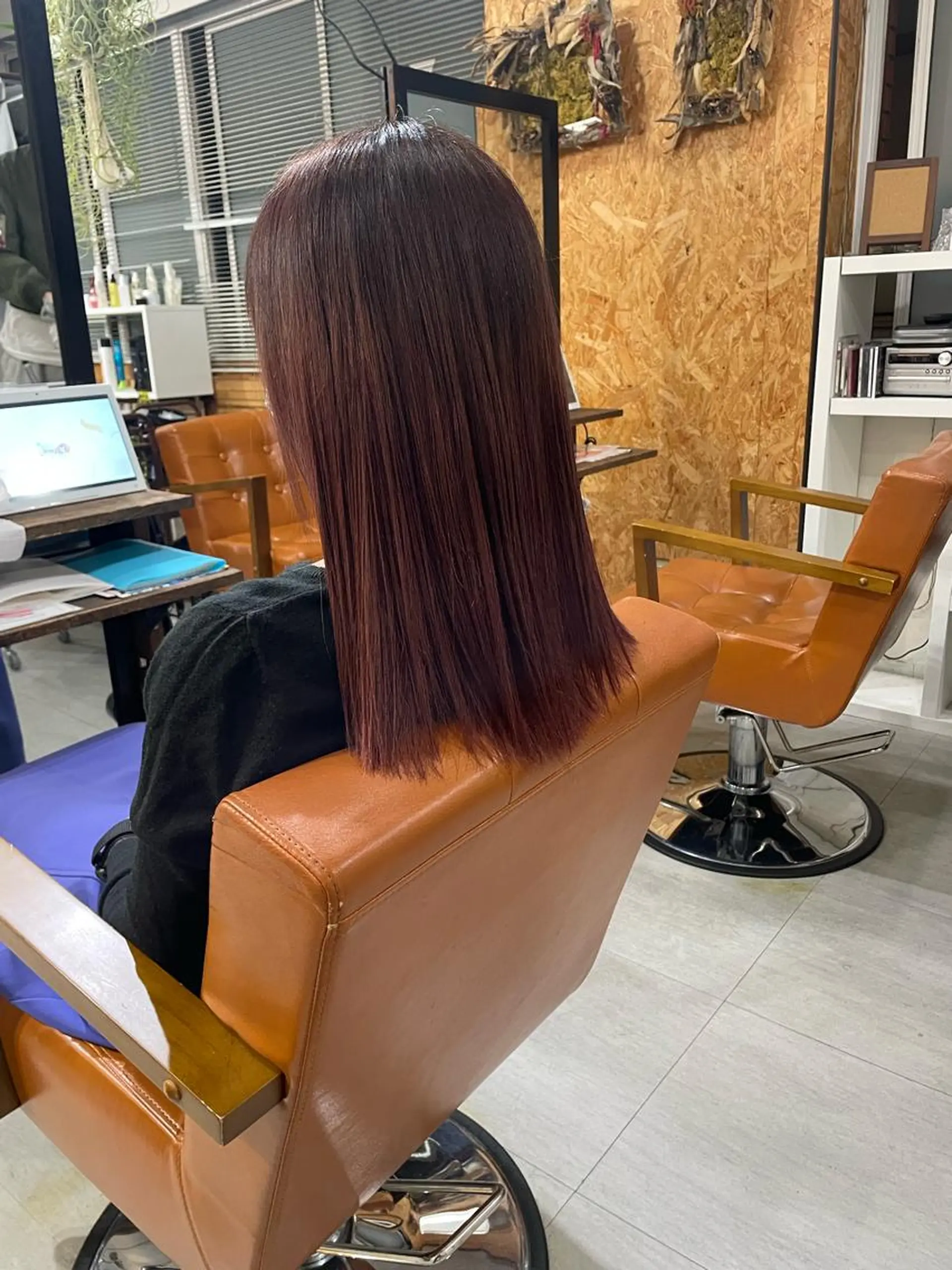 セミロング かんばら りょーいのヘアスタイル