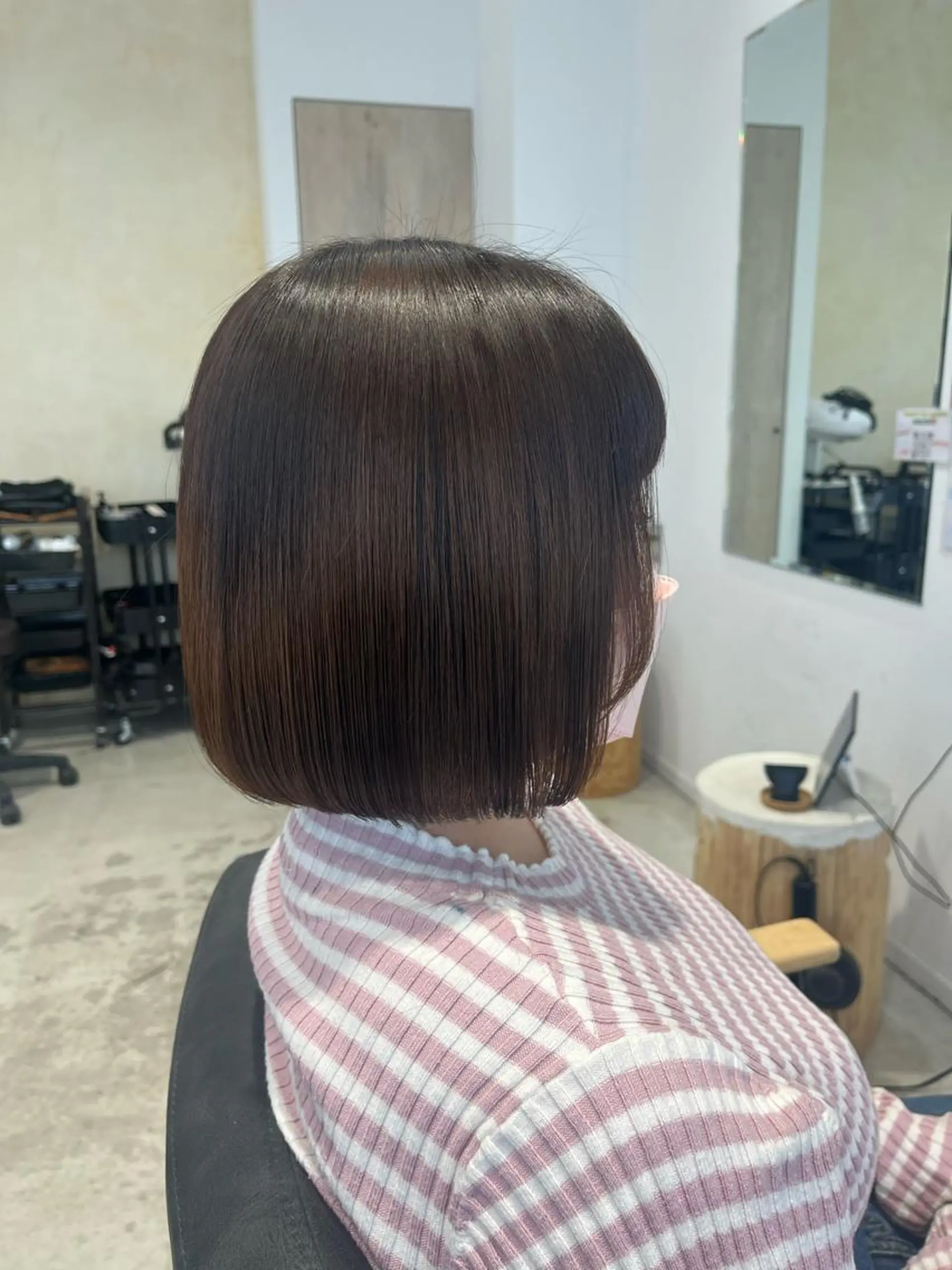 ショート カット トリートメント ボブ/美髪矯正 /佐藤　奈巳のヘアスタイル