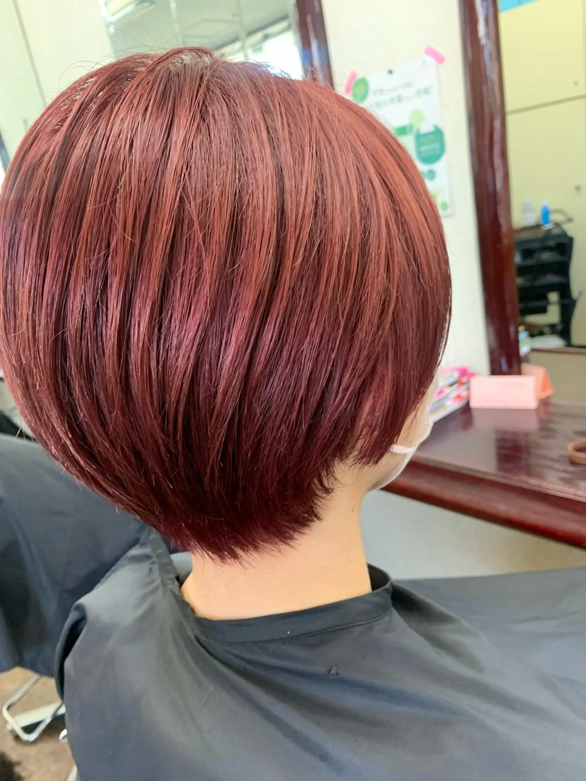 ショート カラー ブリーチ オレンジ ピンクカラー 後藤 弓佳のヘアスタイル