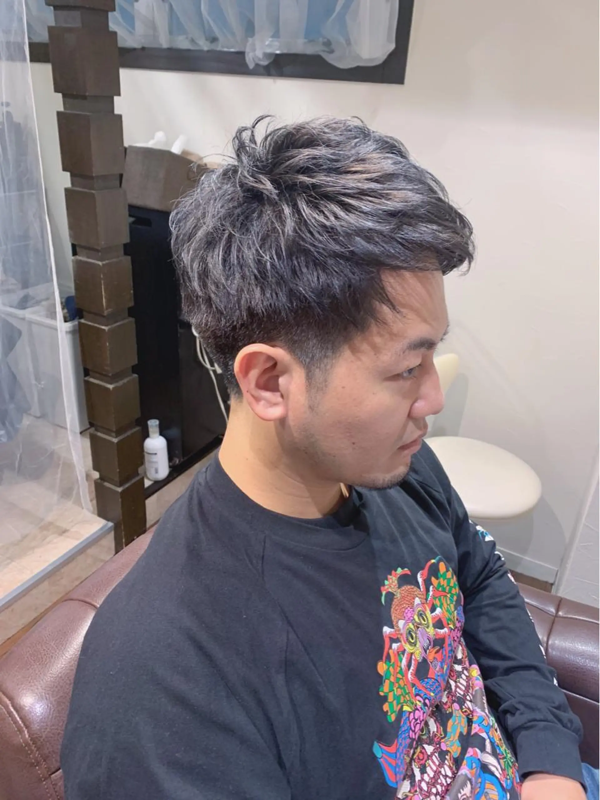 ショート カラー ヘアアレンジ メンズ As hair所属・柔らか垢抜けｶﾗｰと ｶｯﾄ🫧ASUKAのヘアスタイル