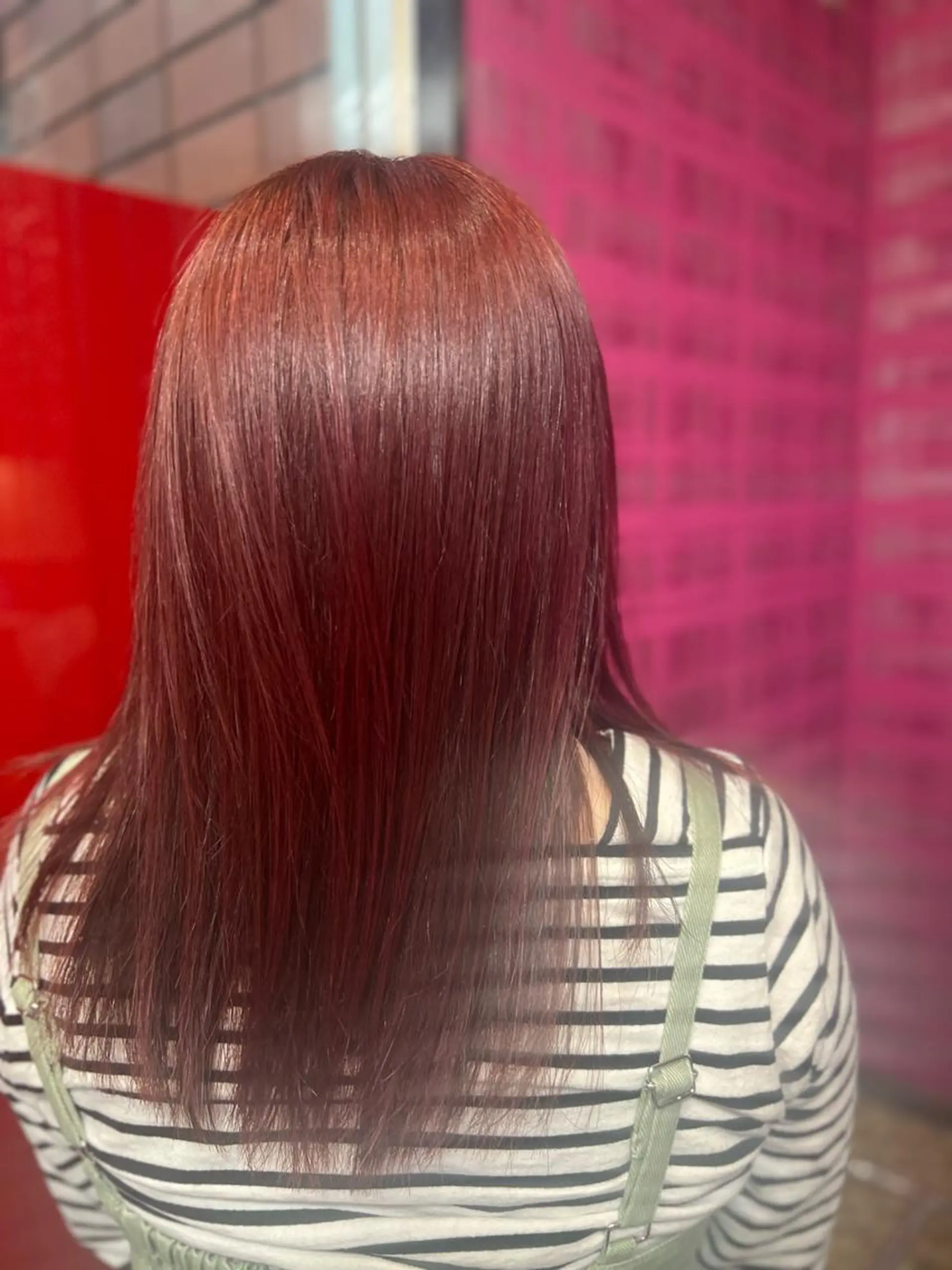 ミディアム カラー ブラウンカラー ピンクカラー ピンクブラウン 藤川 瑛梨奈のマツエク・マツパデザイン