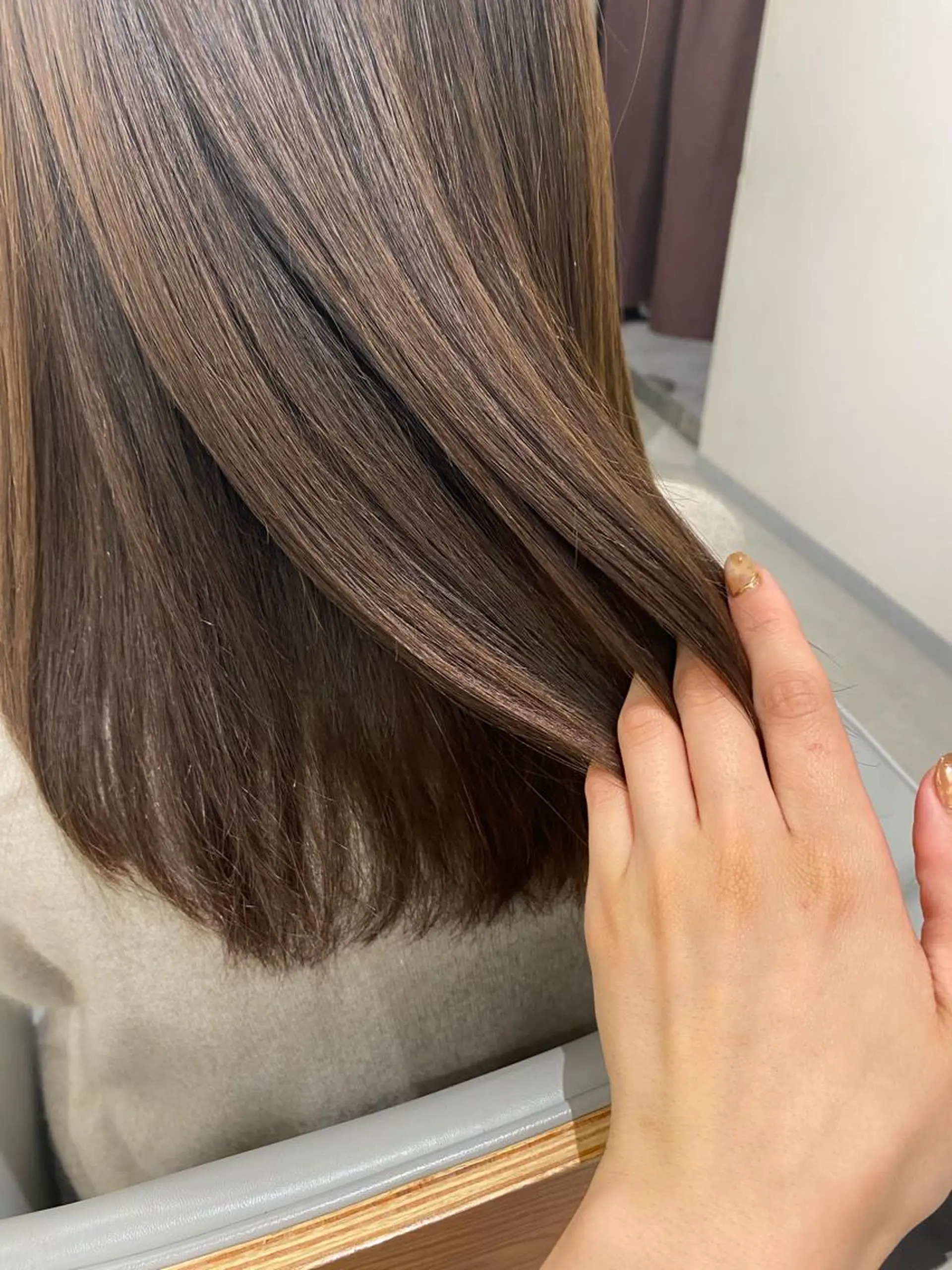セミロング 日々所属・谷 大地のヘアスタイル