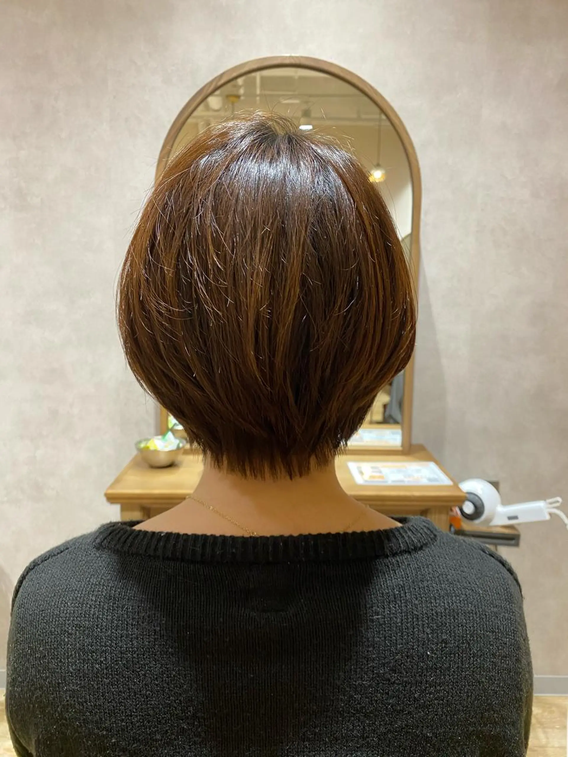 ショート ショートボブ ボブ ショートヘア カット Adatto所属・田中 美沙希のヘアスタイル