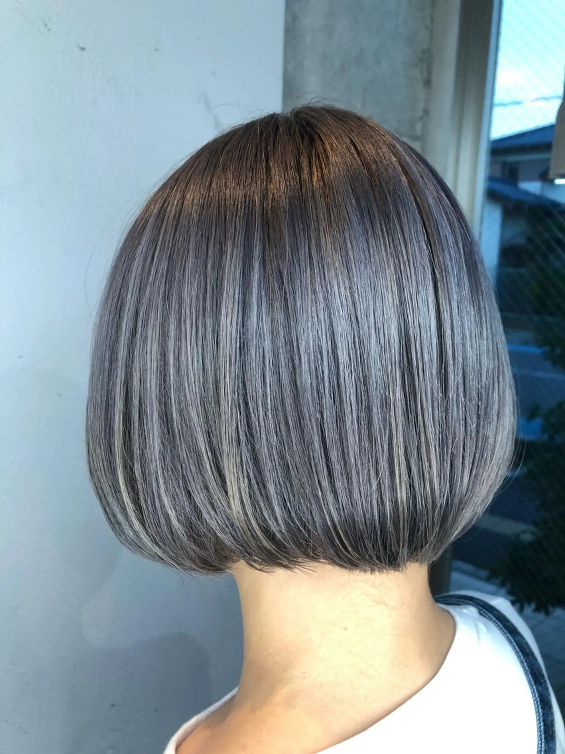 ショート カラー 髪質改善ストレートo rメンズスタイル今岡のヘアスタイル