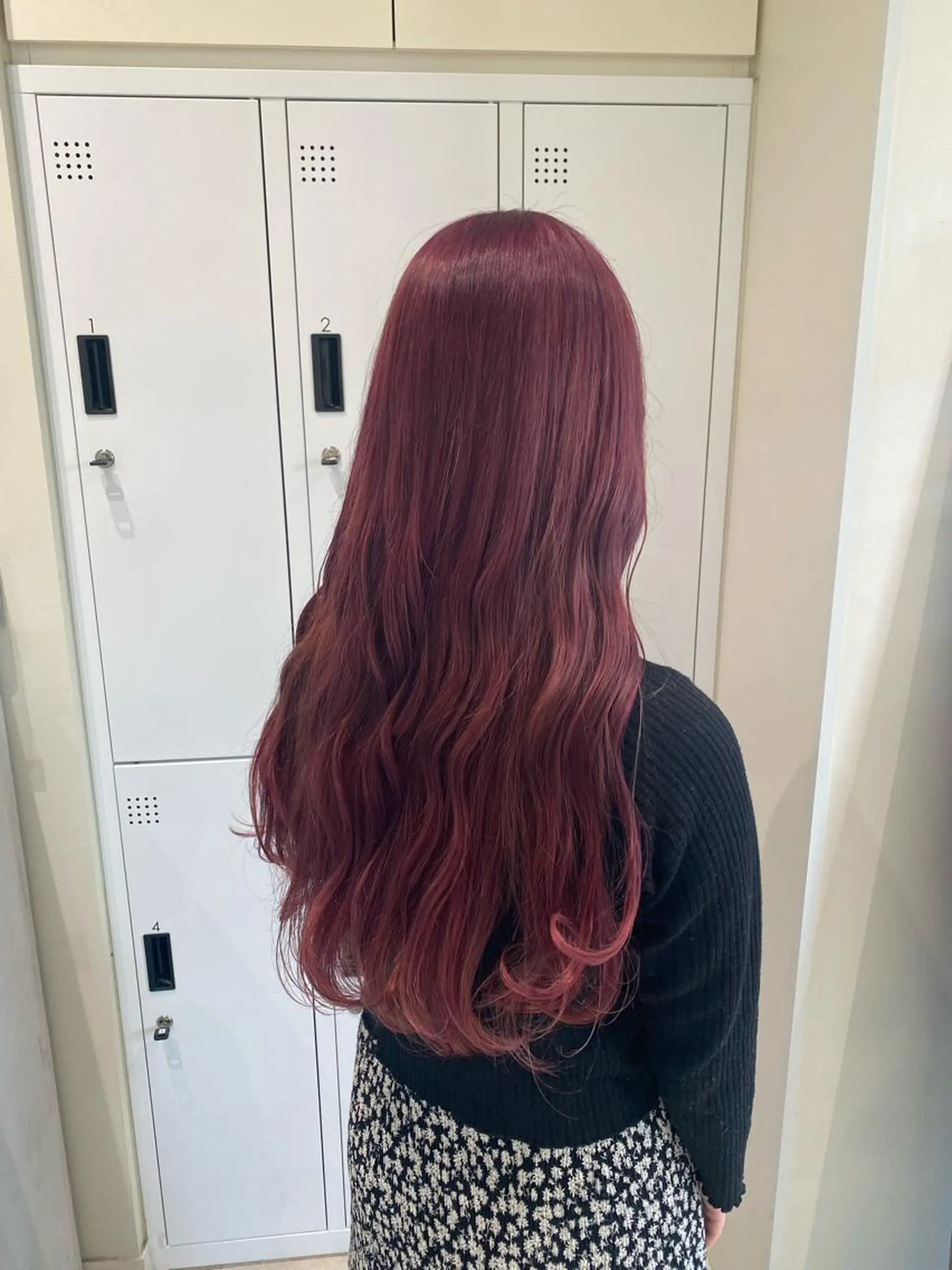 ロング カラー ラベンダーカラー ピンクカラー ピンクラベンダー 暖色カラー /ヘアアレンジ/花鈴のヘアスタイル