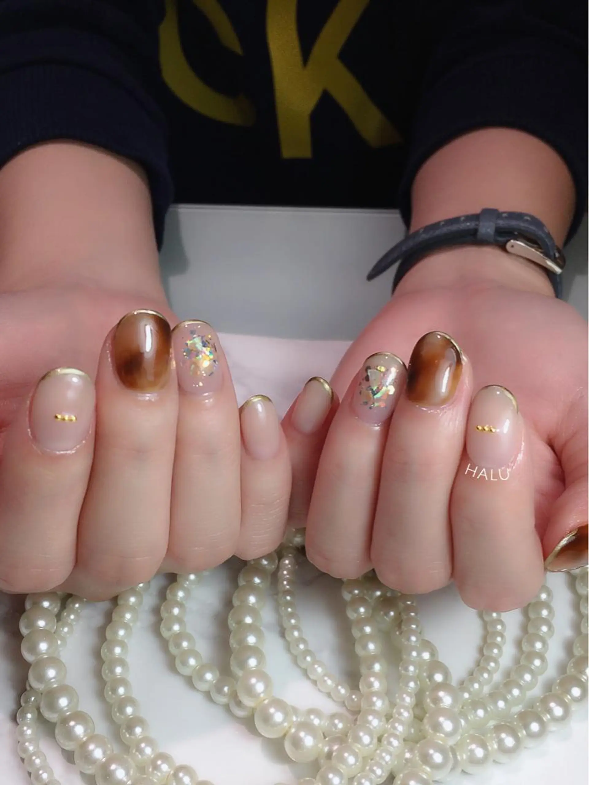 ネイル ニュアンスネイル HALU ハルのネイルデザイン