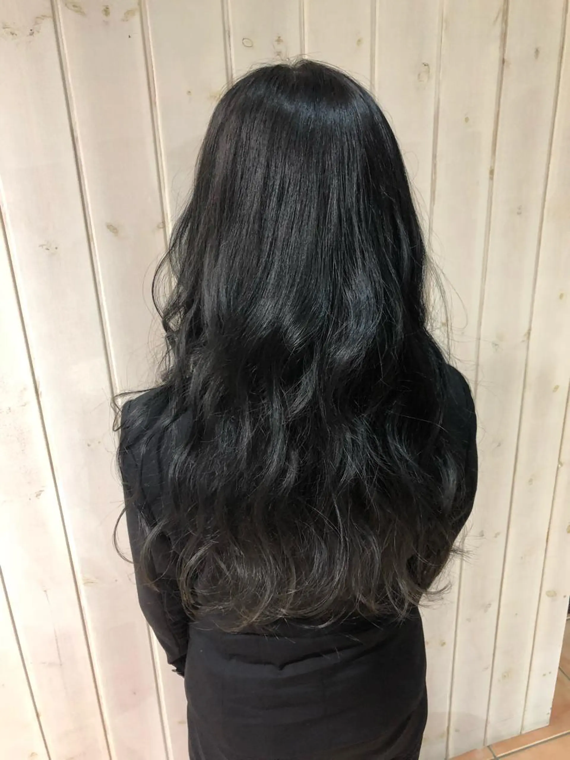 ロング カラー 黒髪 ブルーカラー ブルーブラック ヘアカラー 🌼RIKA KAWAUCHI🌼のその他イメージ