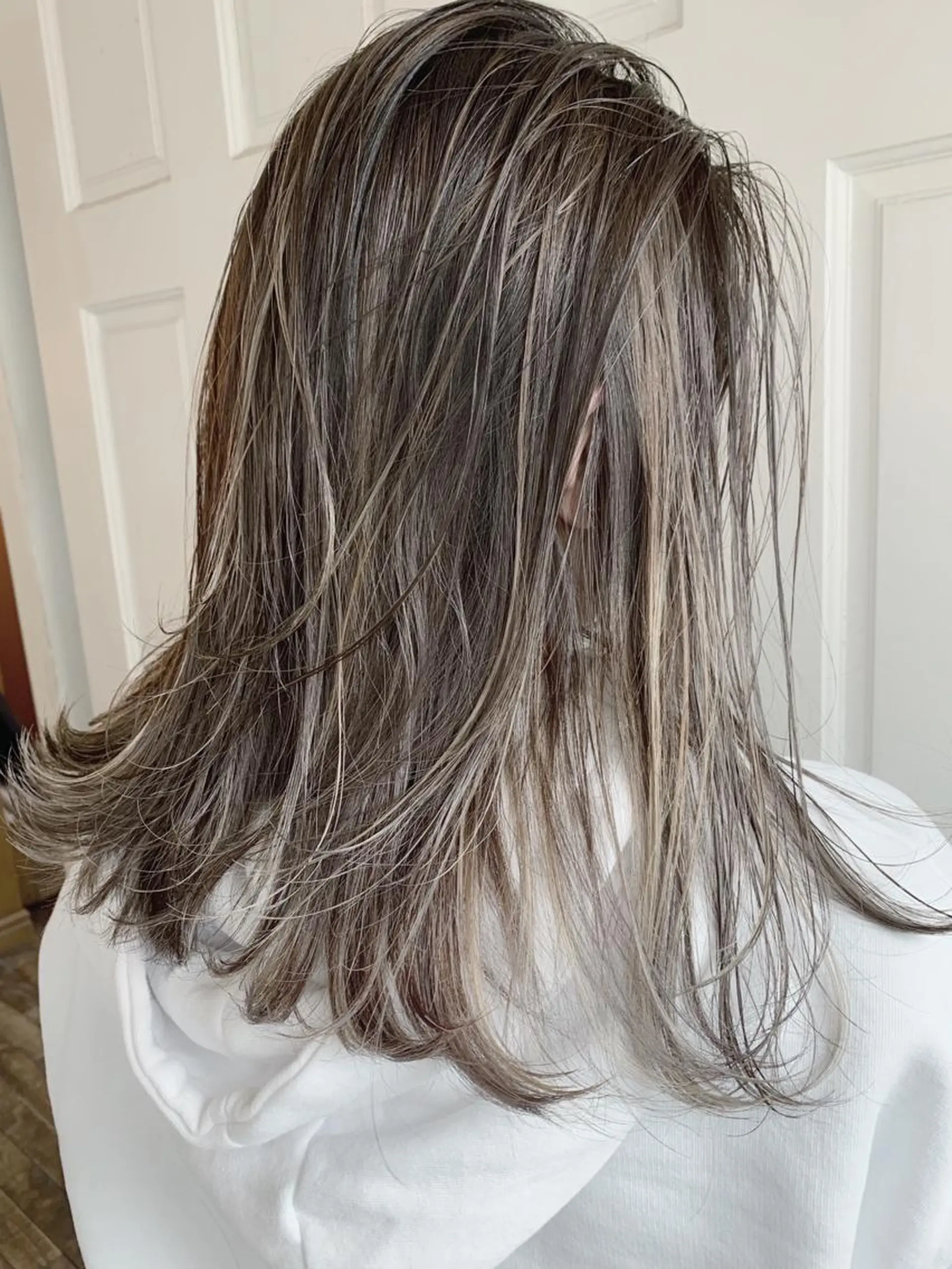 ミディアム カラー ヘアアレンジ WATARU🔥／ 外国人風ハイライトのヘアスタイル