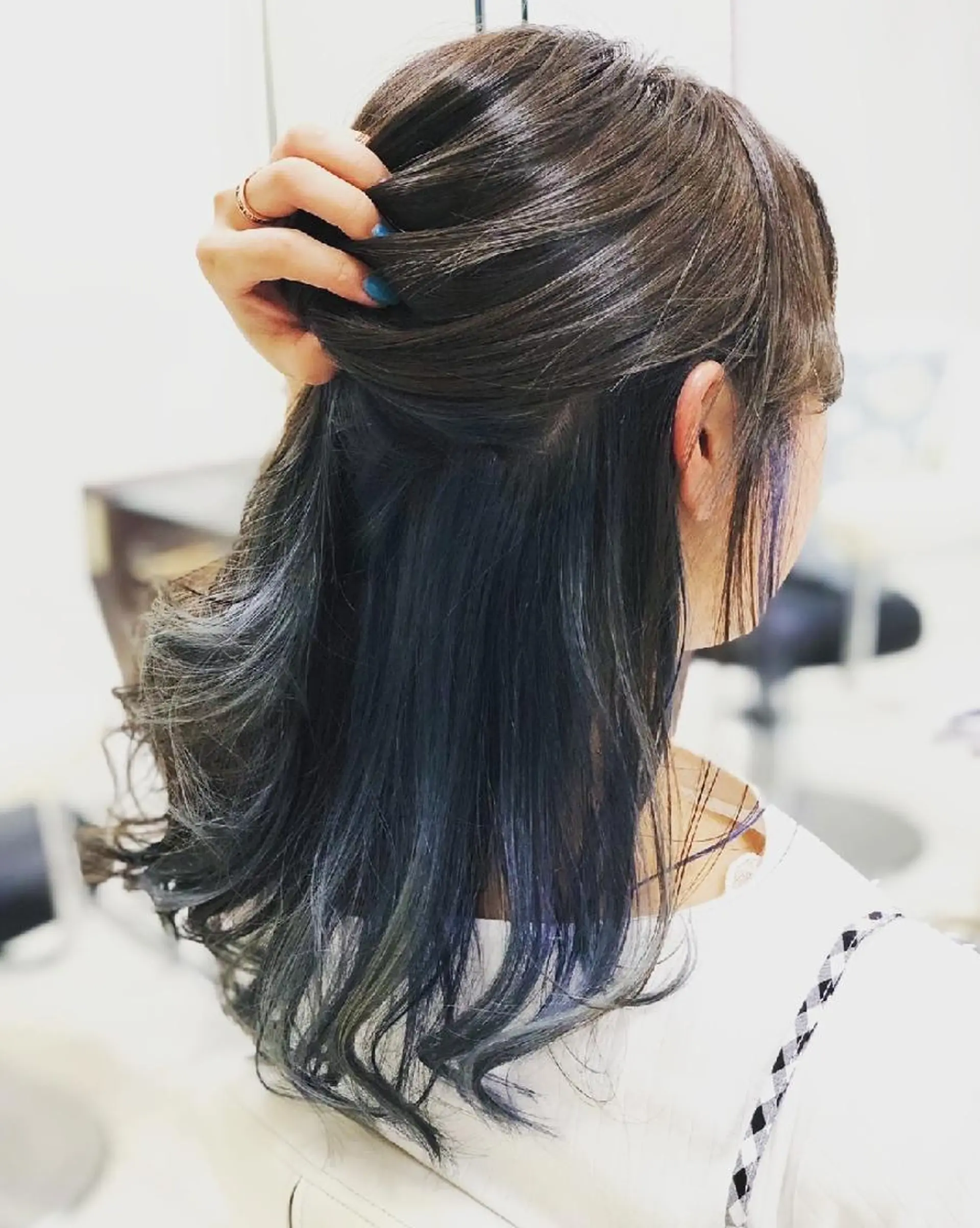 ロング カラー 💎大人ハイライト 💎上杉一也💎のヘアスタイル