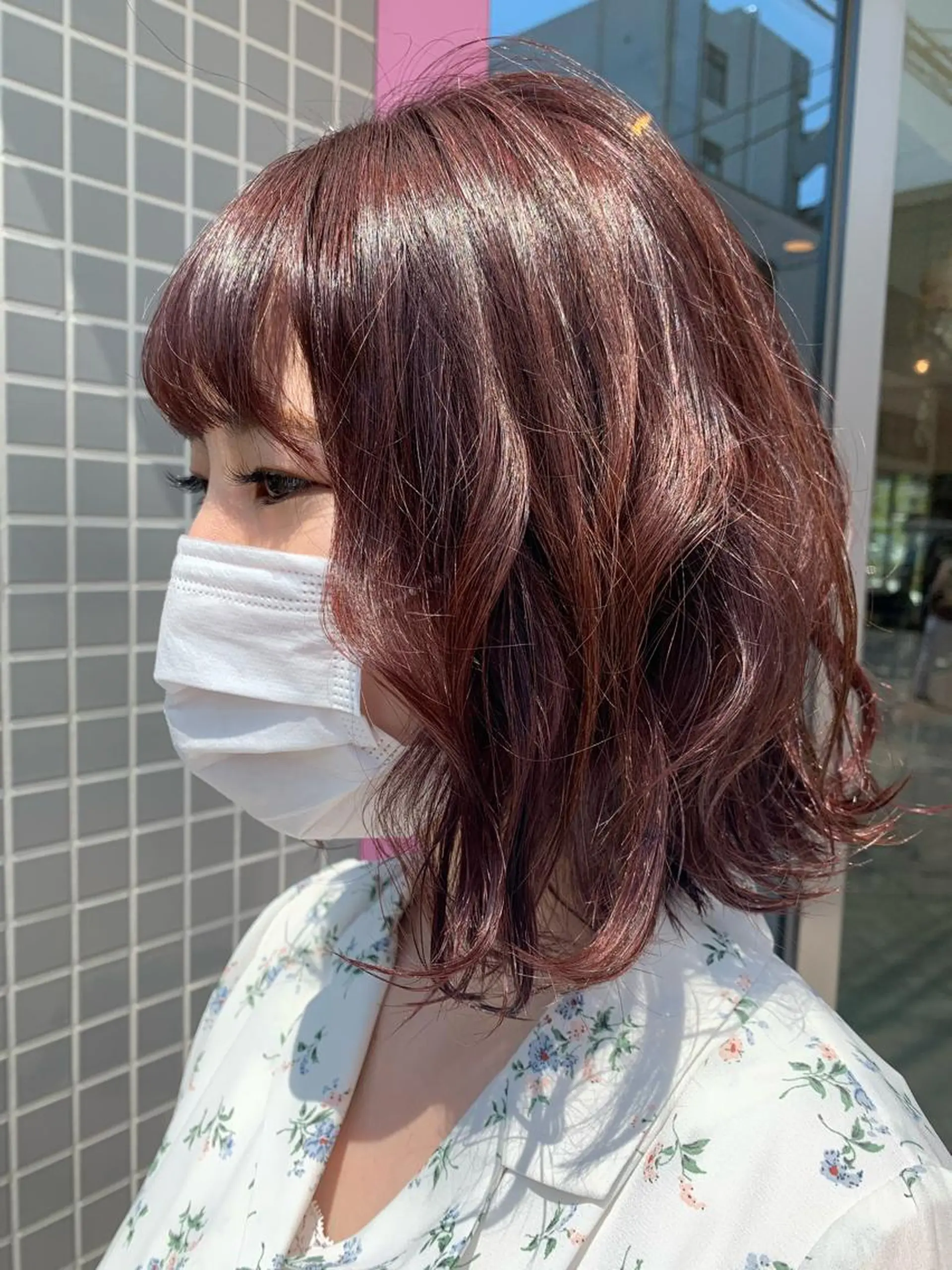 ミディアム カラー ヘアカラー トリートメント ヘアセット DiMPlE  ディンプル所属・🌸スタイリスト 山浦美恵のヘアスタイル