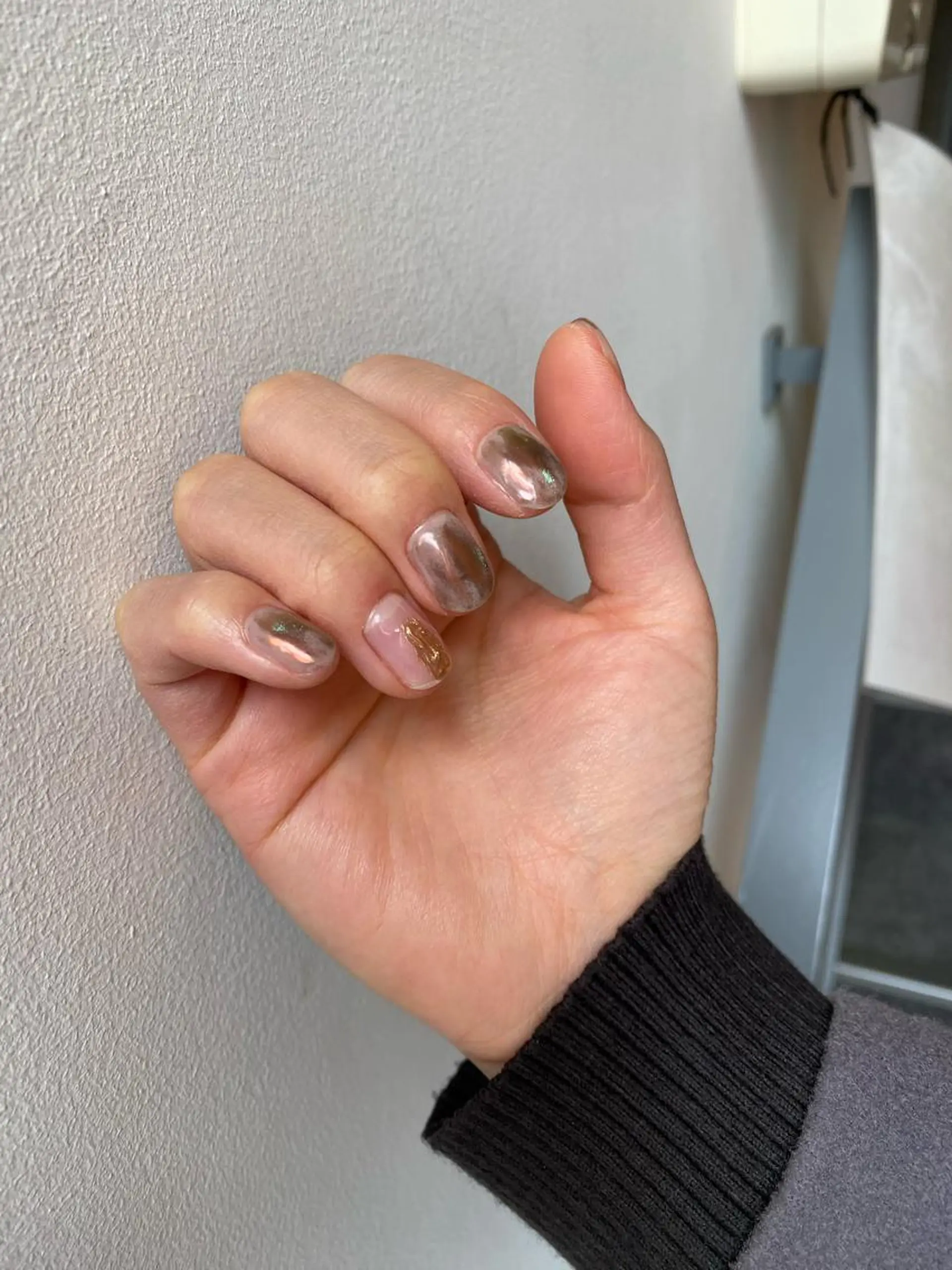 ネイル ニュアンスネイル 春ネイル ハンドネイル 草加ニュアンスネイル 🌚hersのネイルデザイン