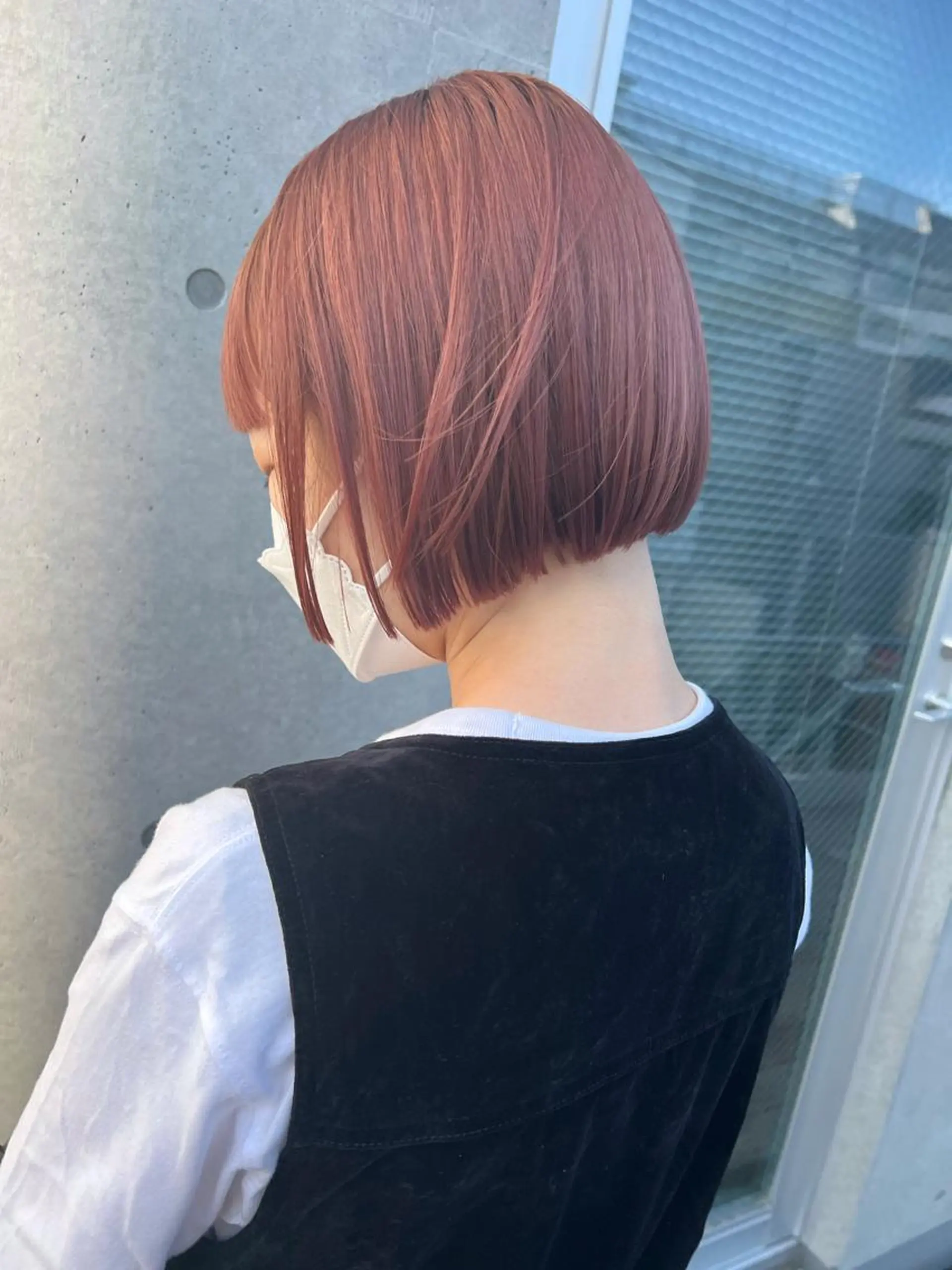 ショート カラー ボブ カット 縮毛矯正 sakoda shunkiのヘアスタイル