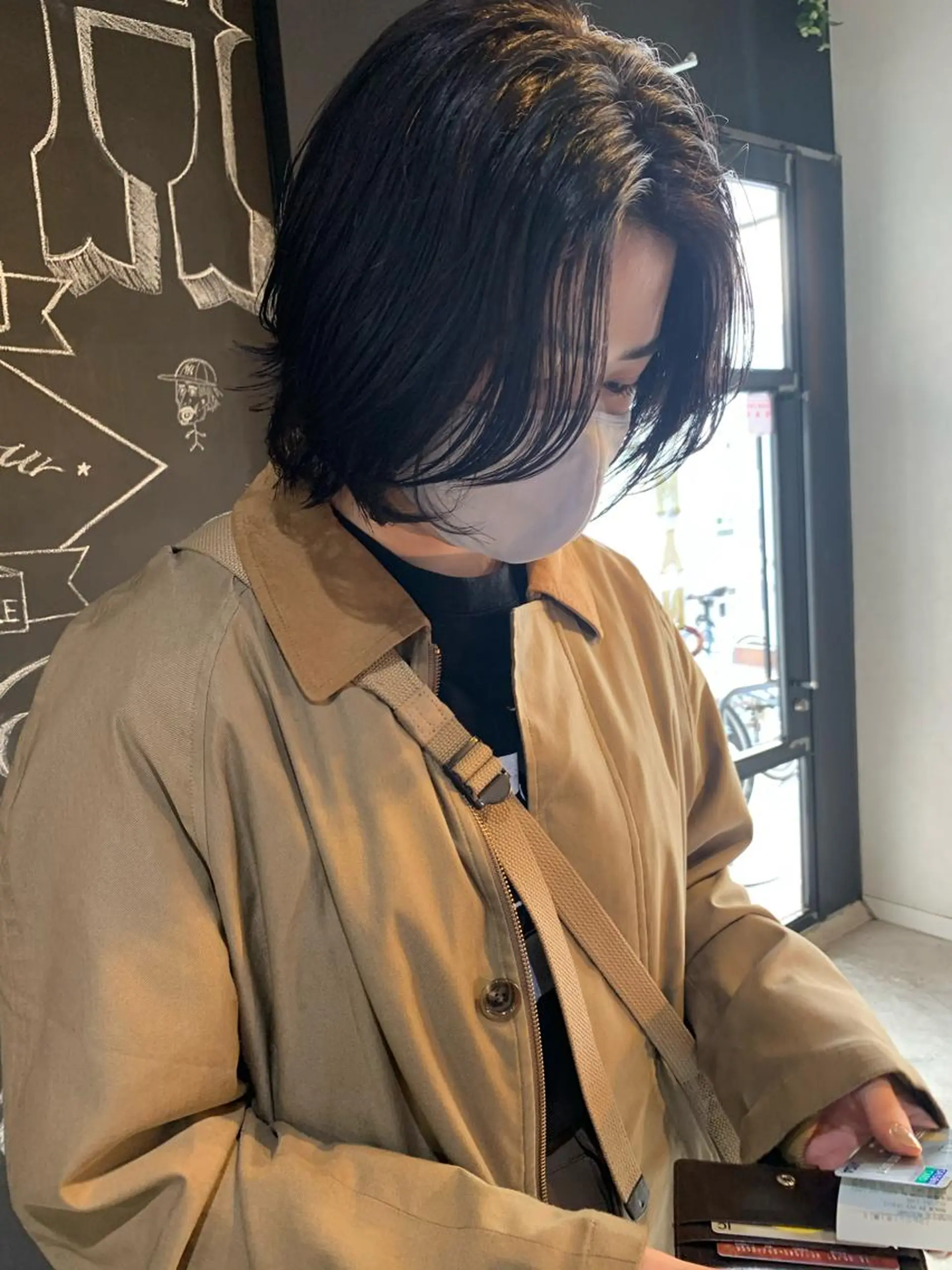 ショート カラー カット ヘアカラー トリートメント メンズヘア/レイヤー /ボブ山内春輝のヘアスタイル