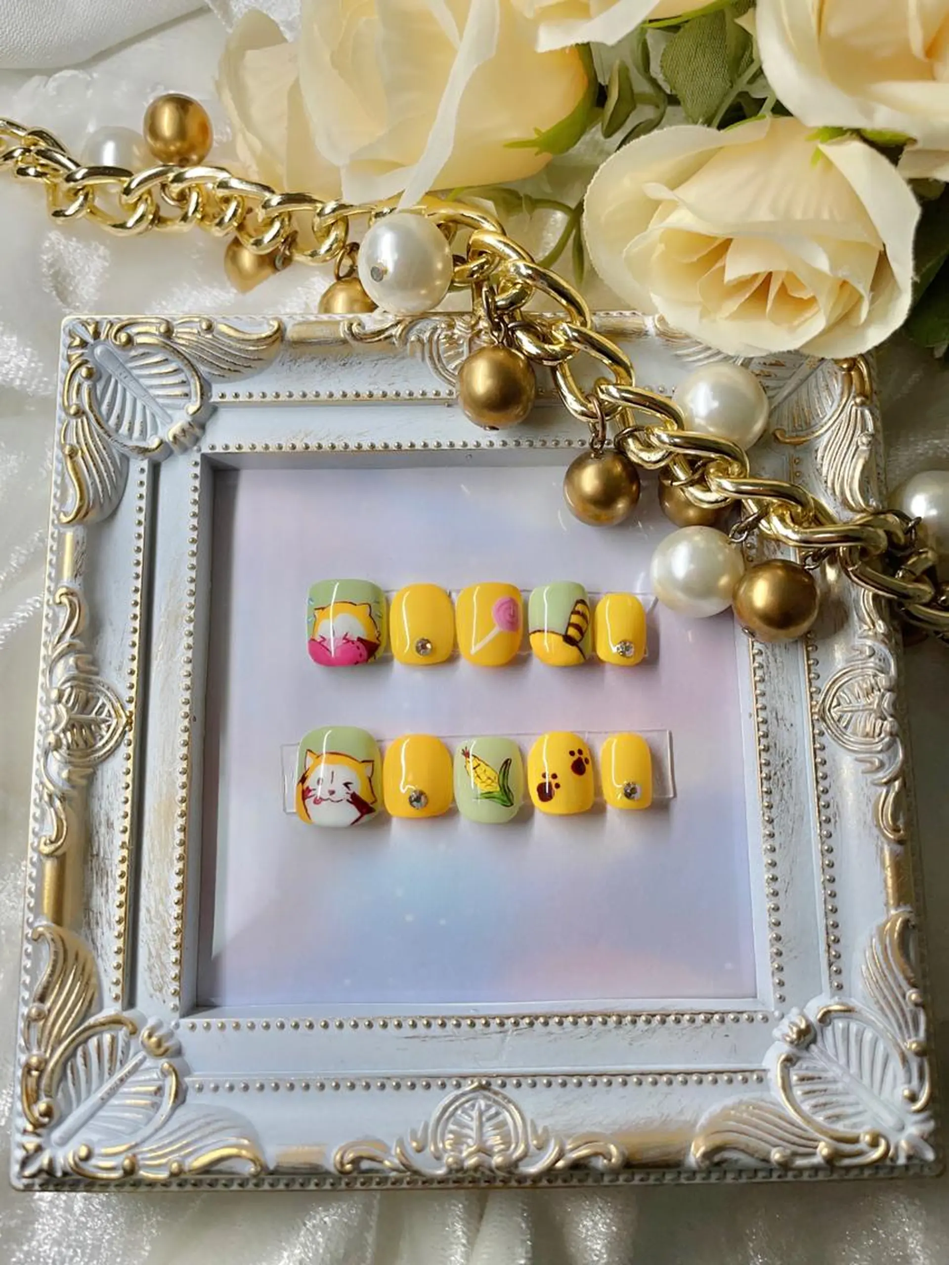 ネイル ネイルチップ 遠藤 唯菜のネイルデザイン