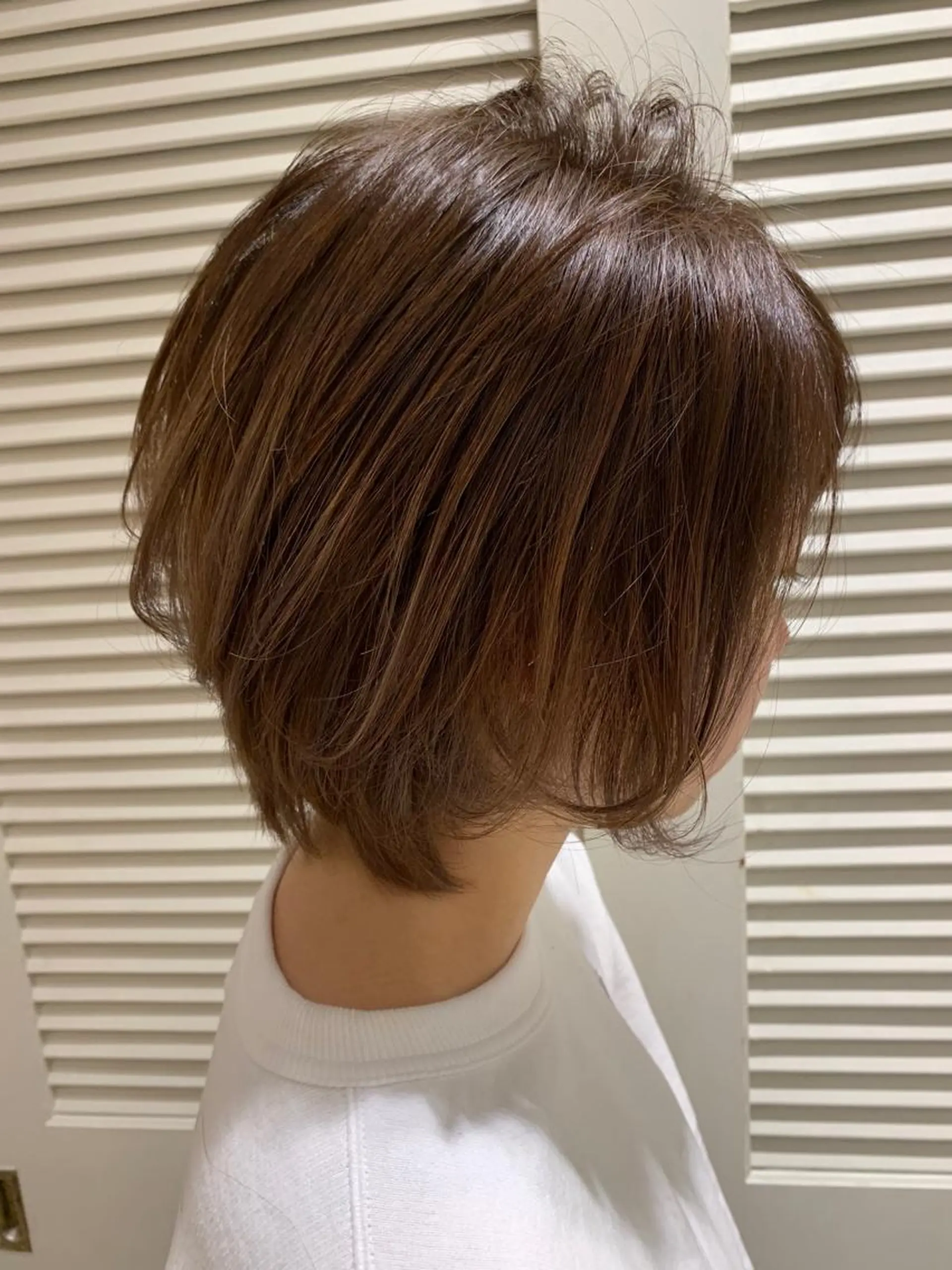 ショート ハイライト ショートヘア カット 渋谷ハイトーン/ デザインカラー阿部のヘアスタイル