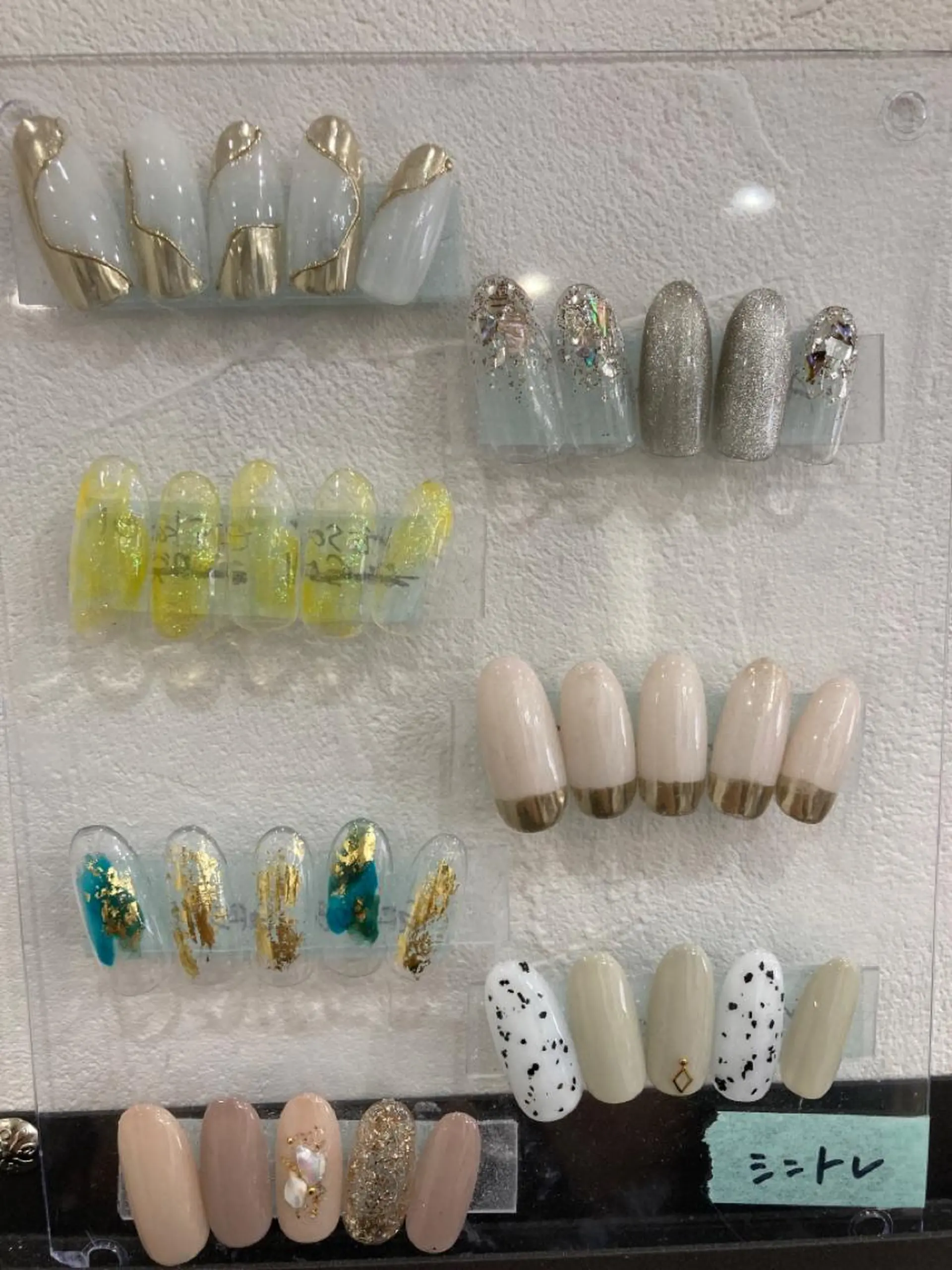 ネイル アートネイル シンプルネイル カルフールリル 春日部のマツエク・マツパデザイン