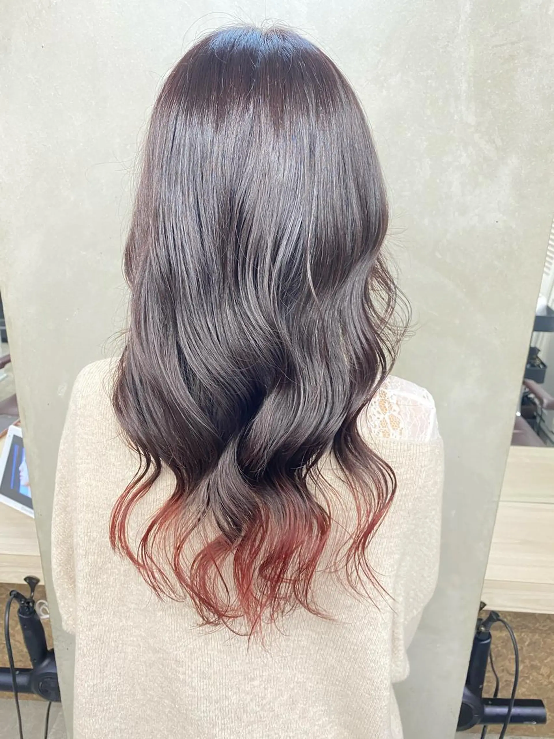 ロング 銀座/レイヤー /髪質改善/韓国ヘアのヘアスタイル