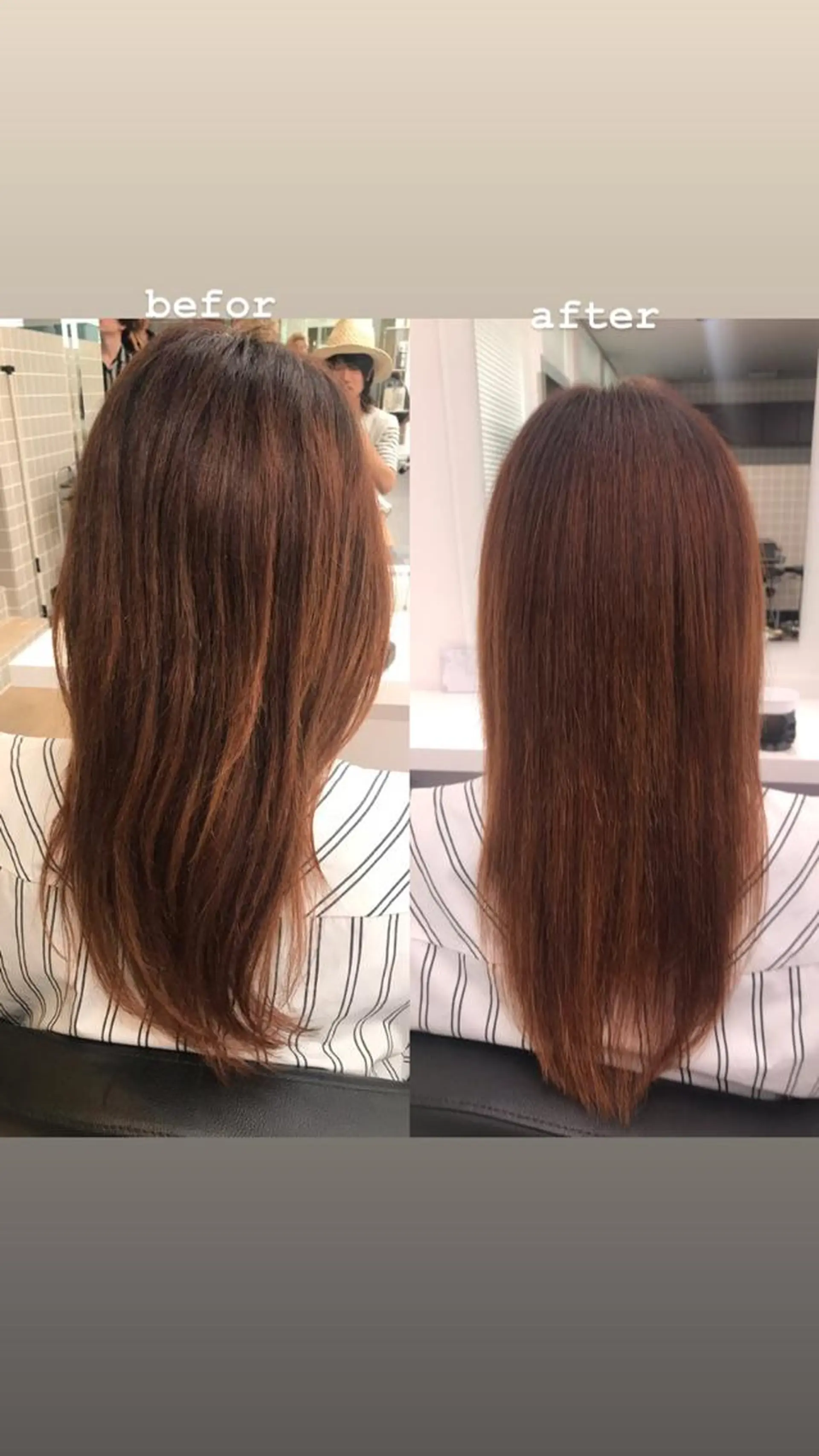 ミディアム カラー パーマ トリートメント ブリーチ縮毛矯正 ／髪質改善／KEIのヘアスタイル