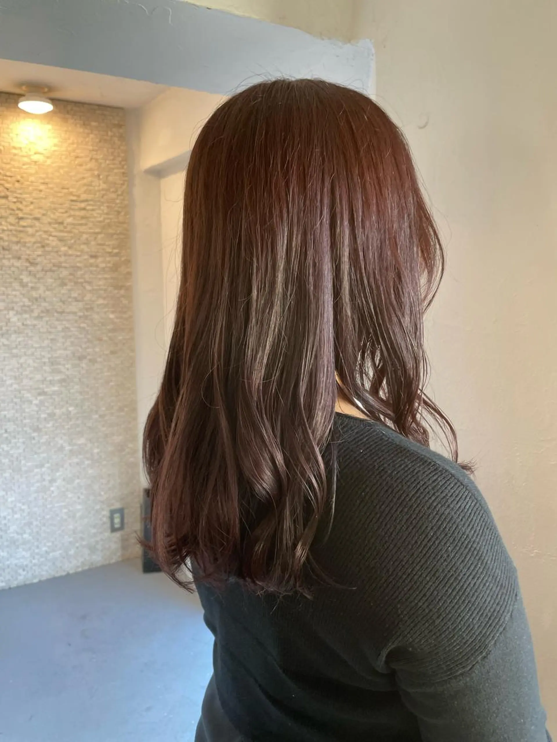 セミロング カラー バイオレットカラー selma est所属・ショート/韓国ヘア Moto✂︎のヘアスタイル