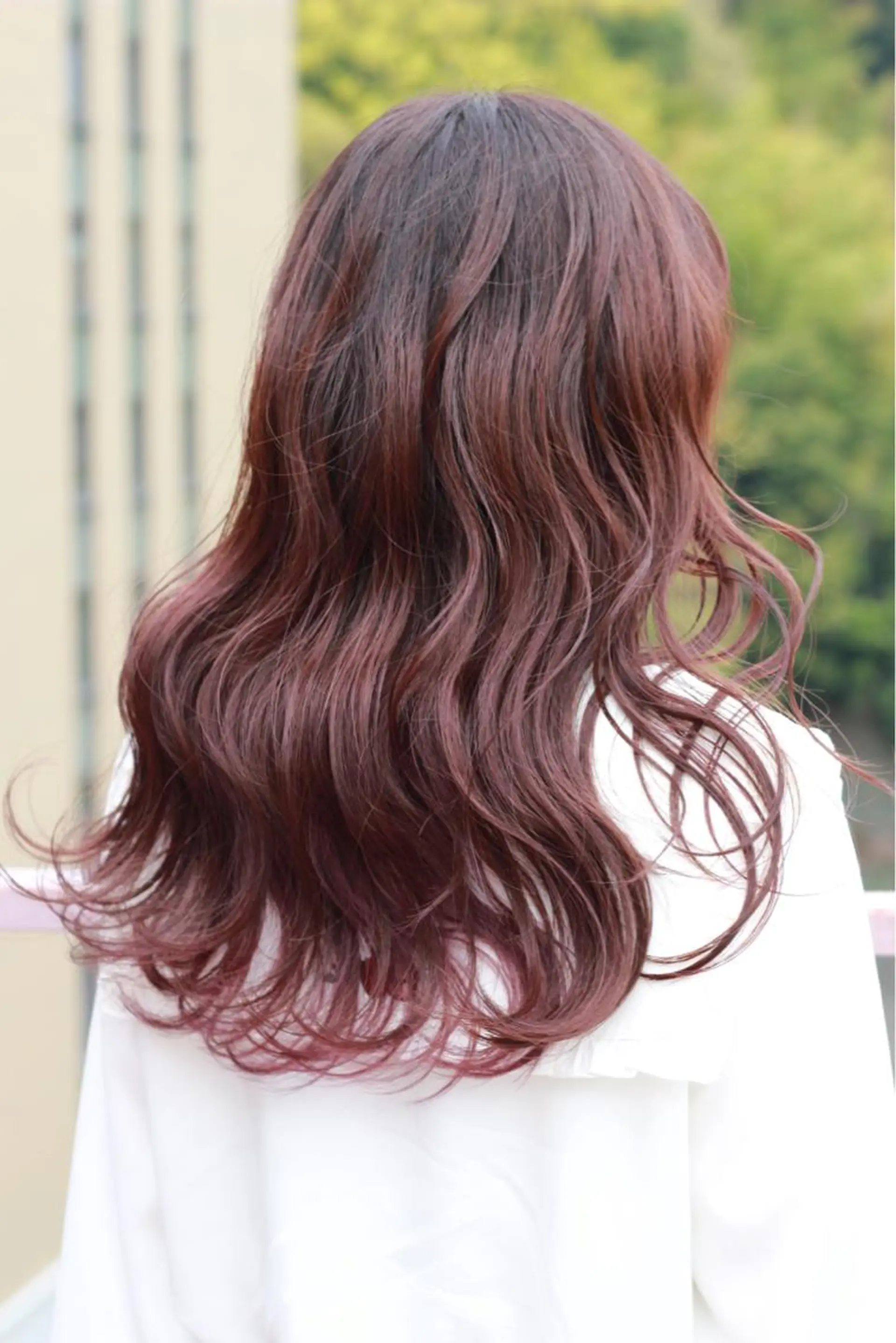 セミロング カラー ピンクカラー カット Viage （ビアージュ）のヘアスタイル