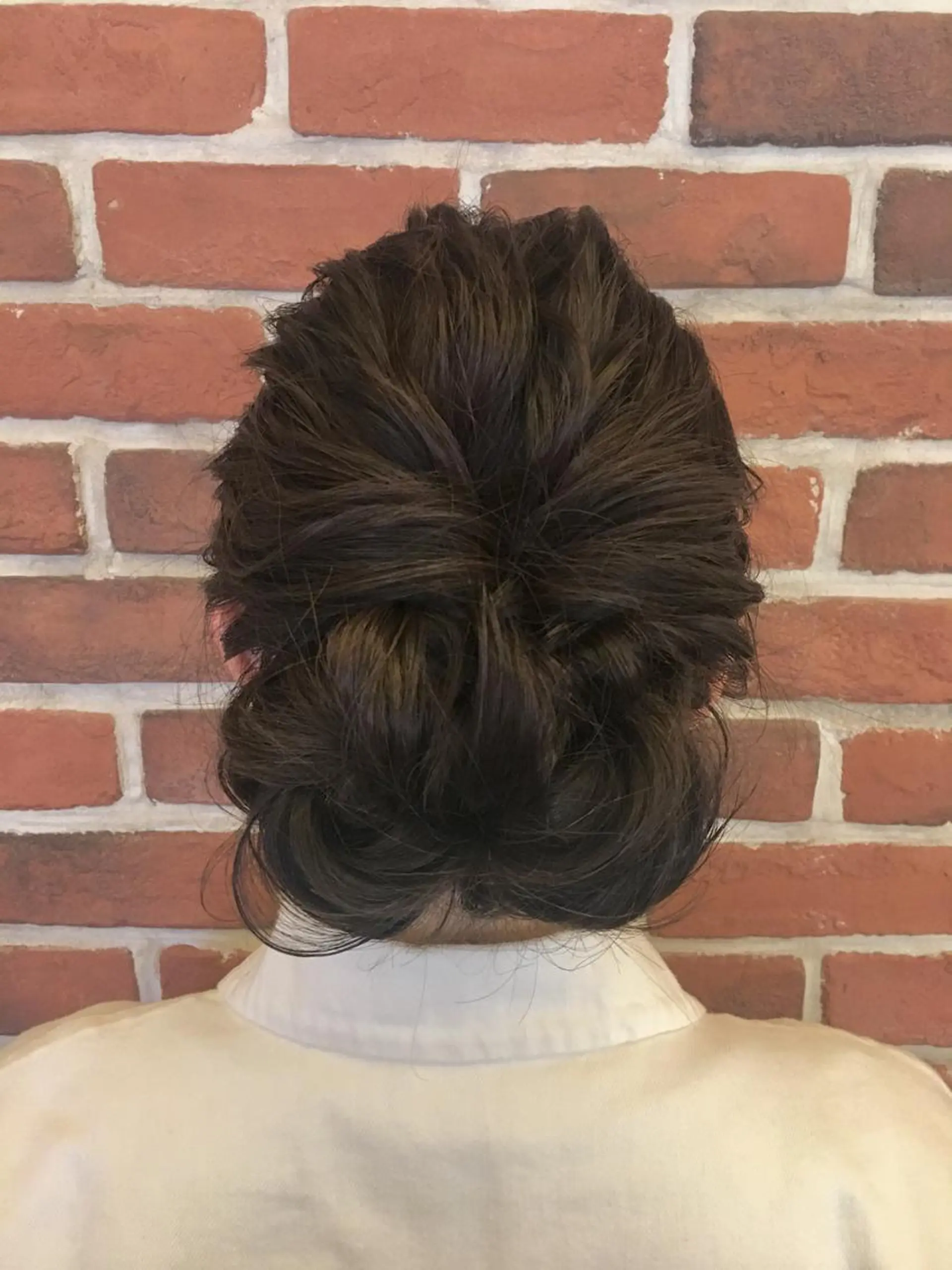 セミロング ヘアアレンジ さかい なつみのヘアスタイル