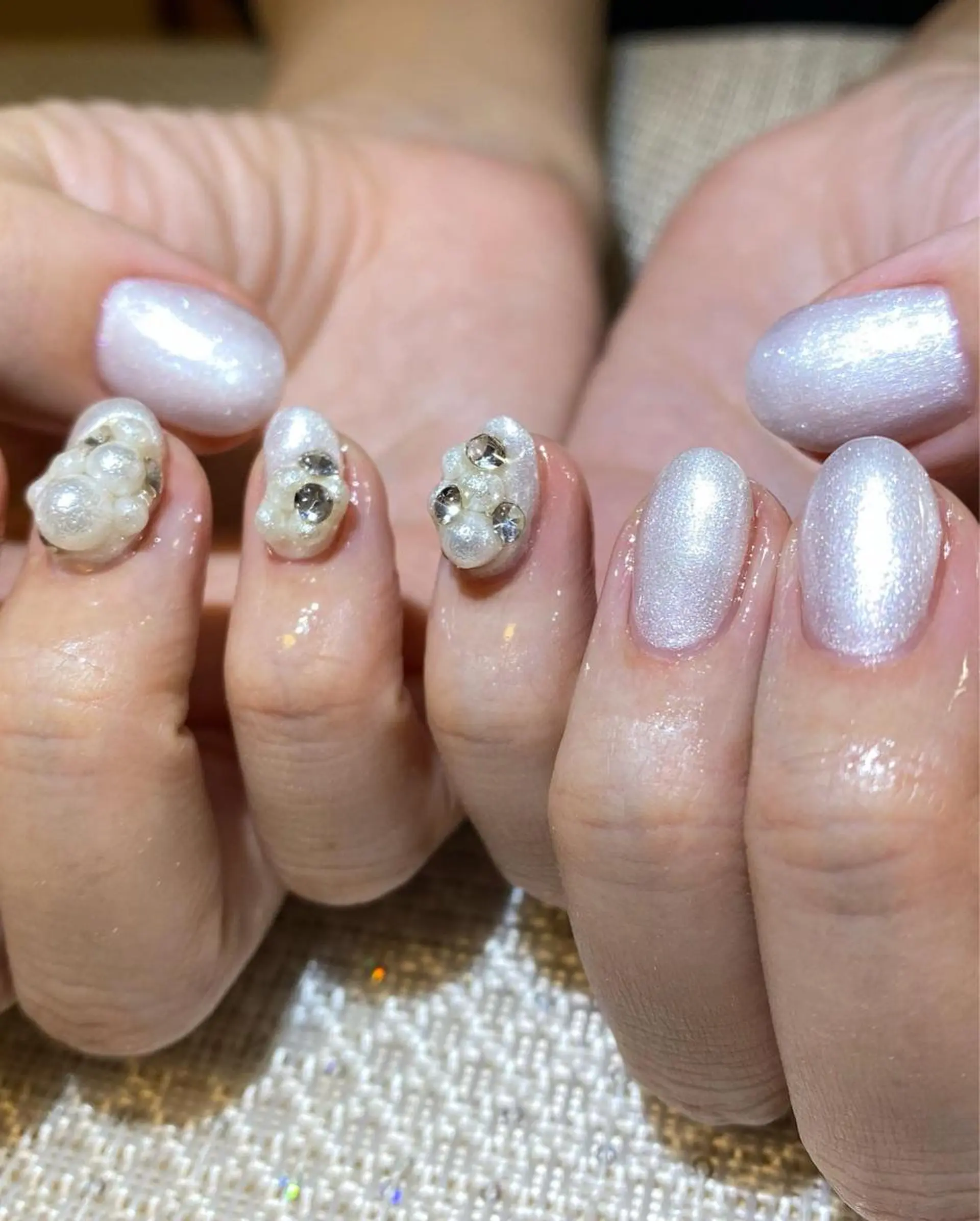 ネイル ホワイト Esthetic Will所属・will 有希のネイルデザイン