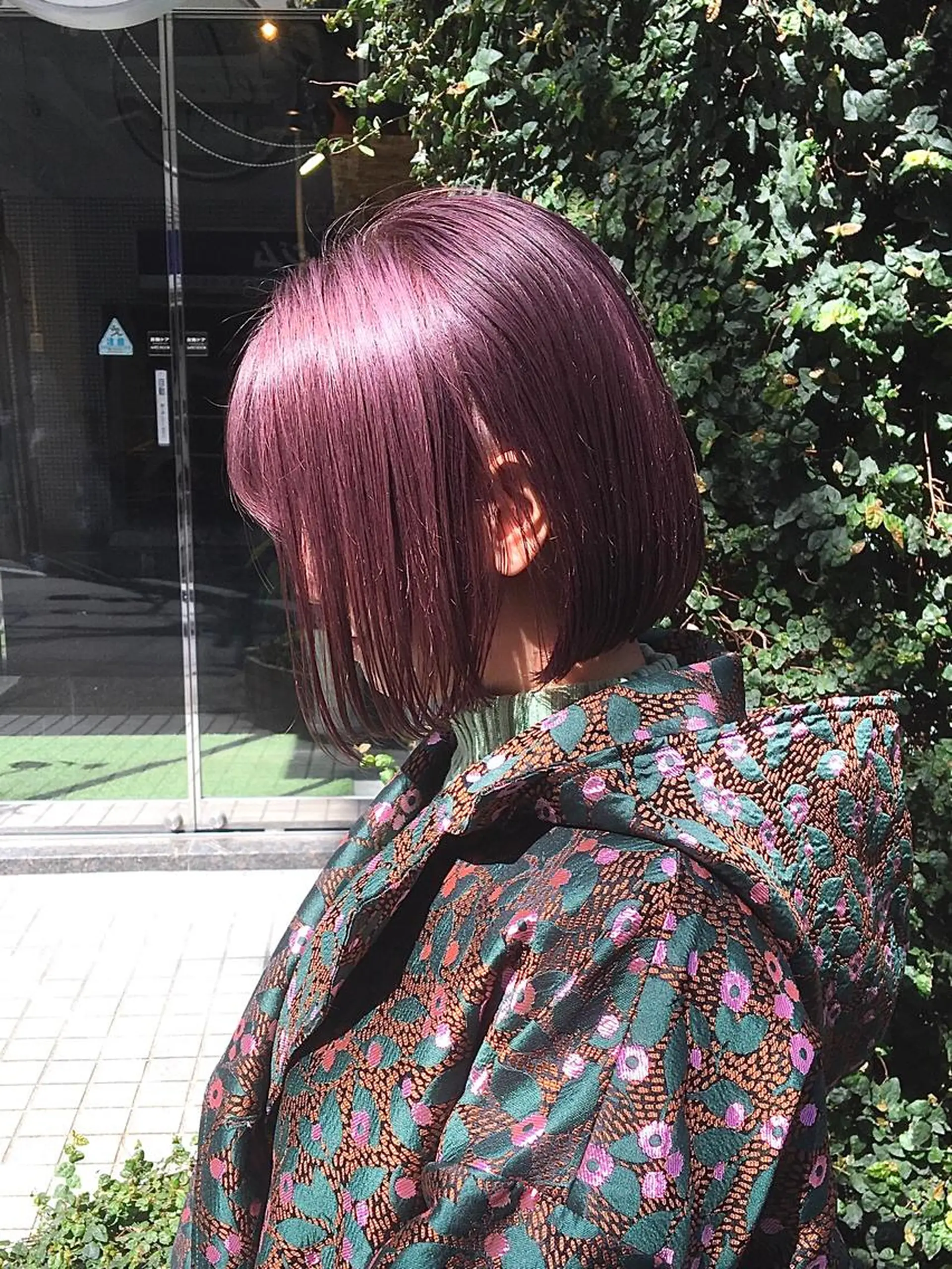 ミディアム カラー ラベンダーカラー ピンクカラー ボブ ハイトーン/レイヤー /ウルフ⭐️永田⭐️のヘアスタイル