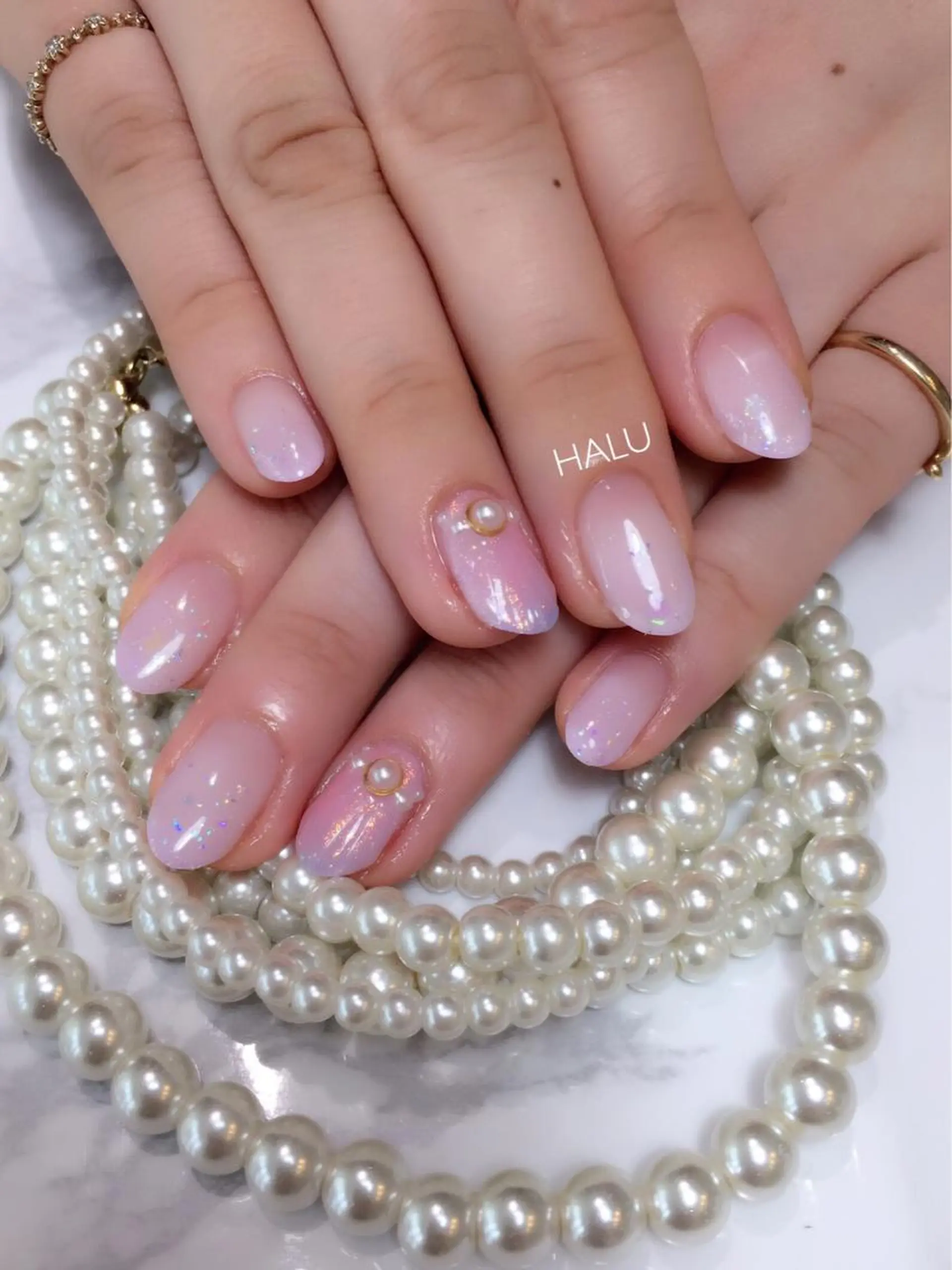 ネイル アートネイル シンプルネイル HALU ハルのネイルデザイン