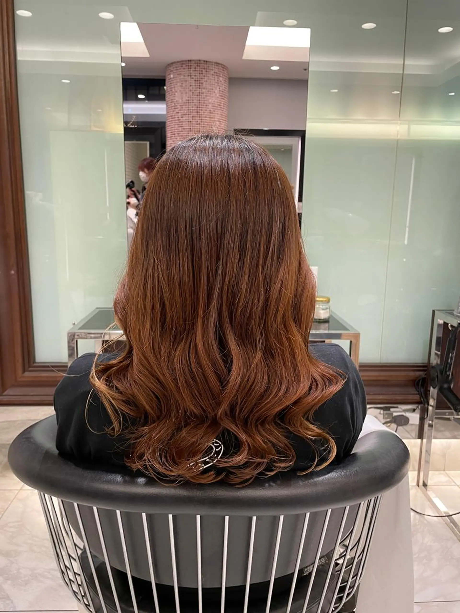 セミロング セミロングパーマ 韓国風ヘア 縮毛矯正/レイヤー /ひかるのヘアスタイル