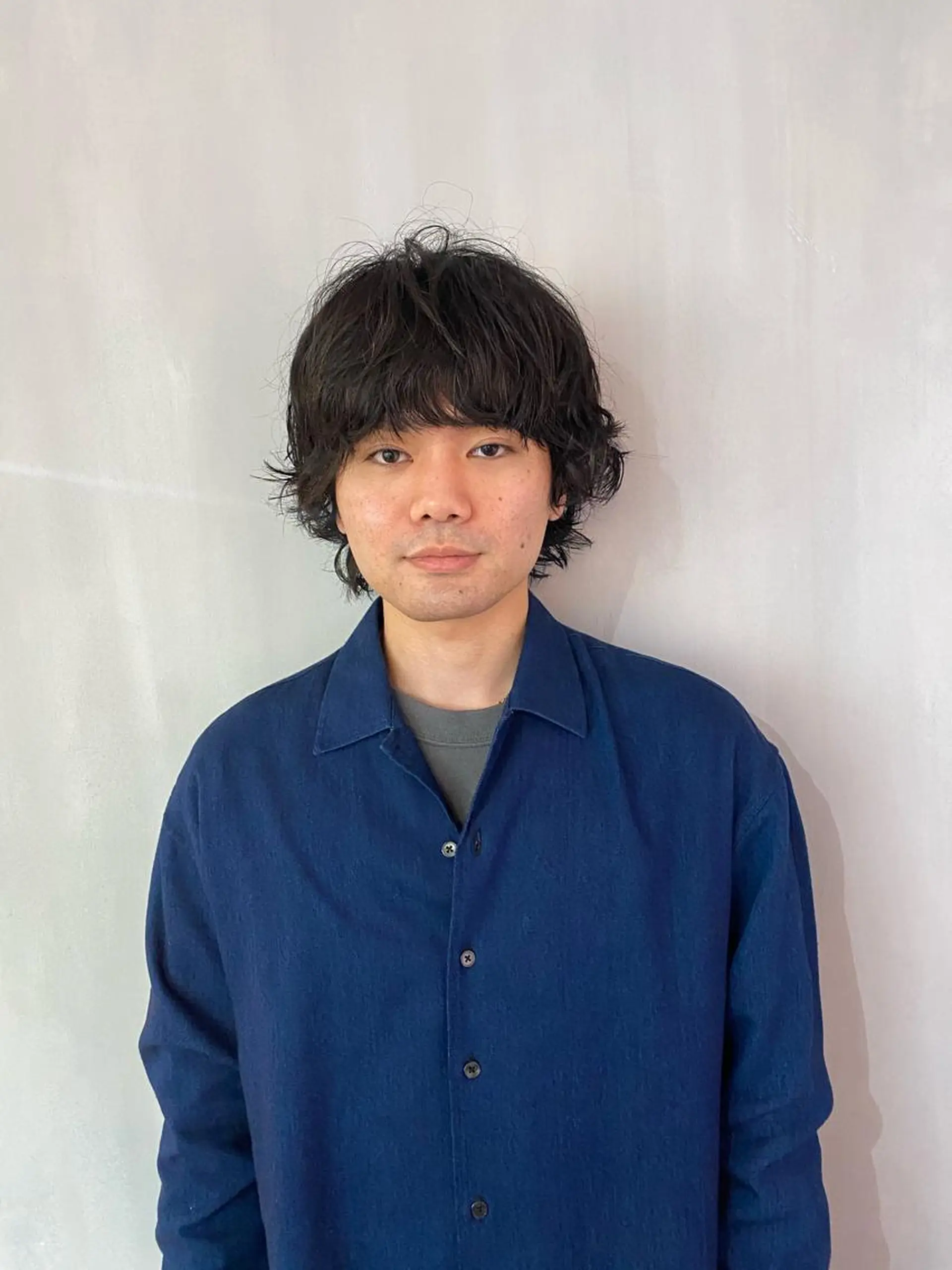 ショート パーマ カット オーストヘアージジ所属・TAI透明カラー 柔らかい縮毛矯正のヘアスタイル