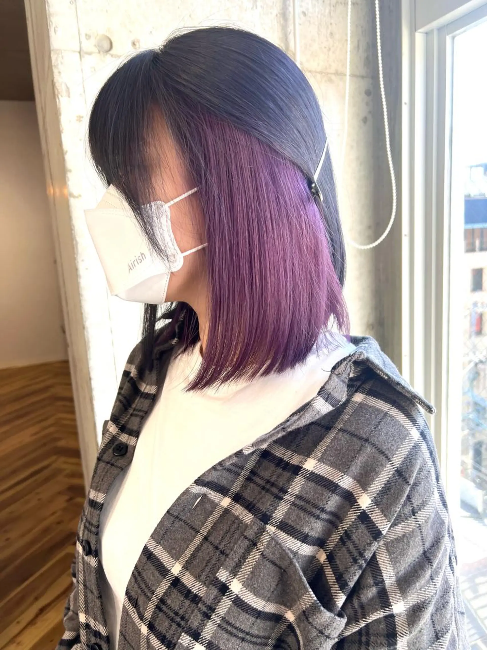 ミディアム カラー バレイヤージュ ブリーチ ケアブリーチ ハイライトカラー インナーカラー ヘアカラー lani 天神大名/ブリーチのヘアスタイル