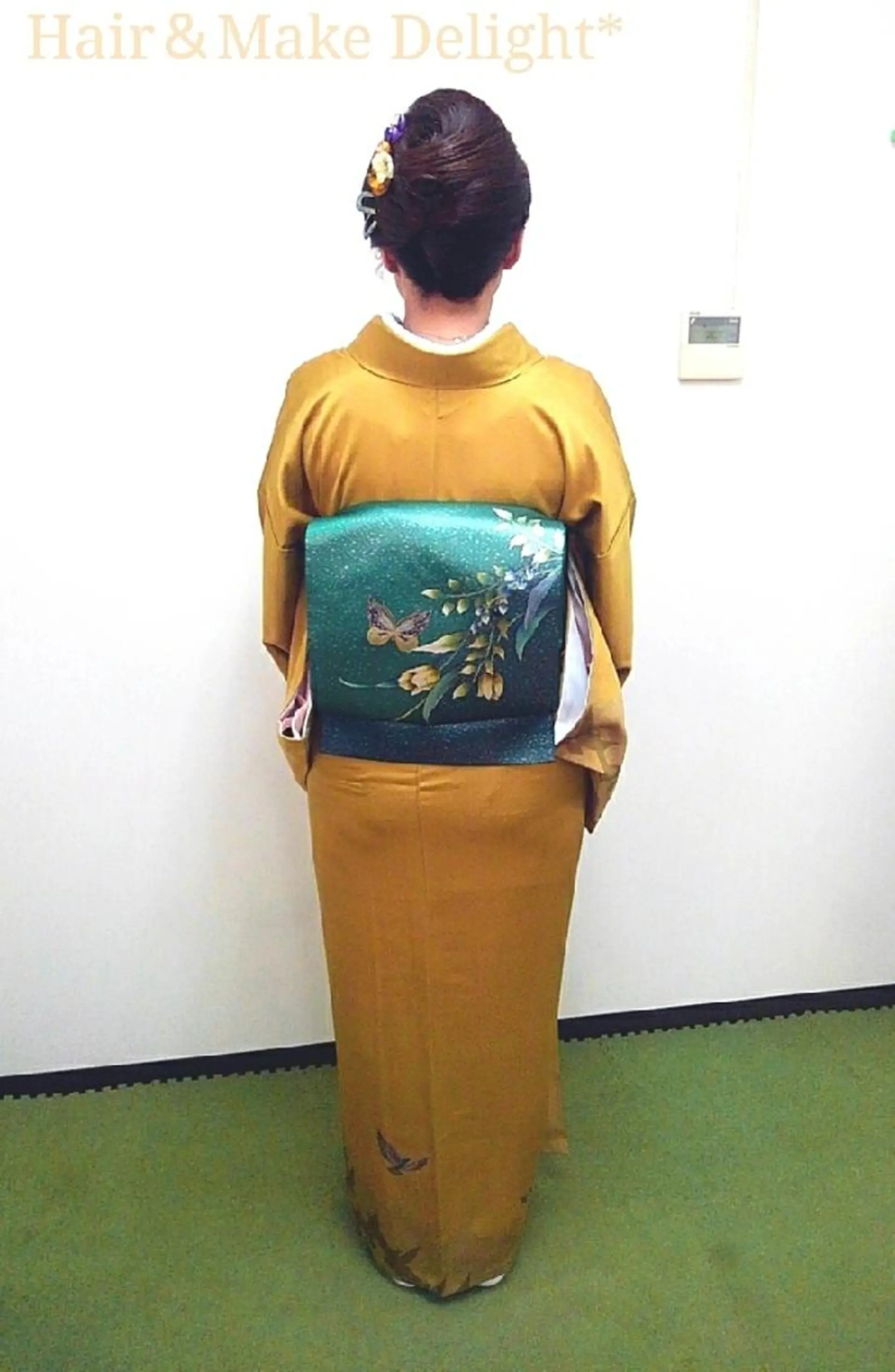 セミロング ヘアアレンジ 着付け Hair&Make Delight*のヘアスタイル