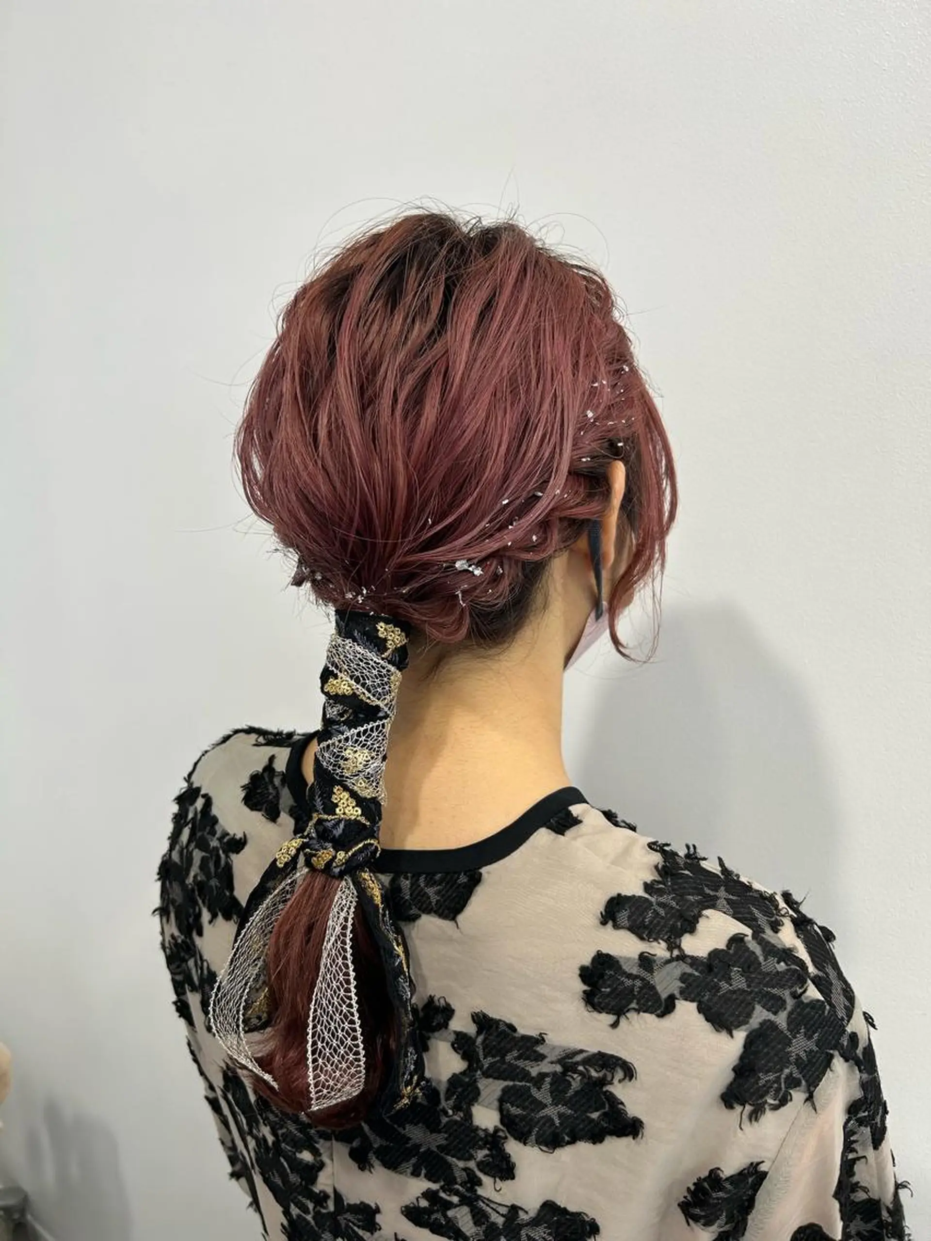 ミディアム ヘアセット MiRI💜地毛級 エクステ✖似合わせ技のヘアスタイル