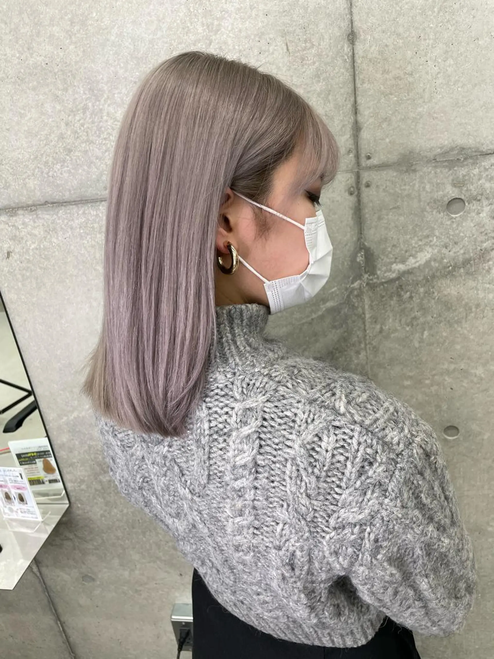 ミディアム LINOET  nagoya所属・手島 カミラのヘアスタイル