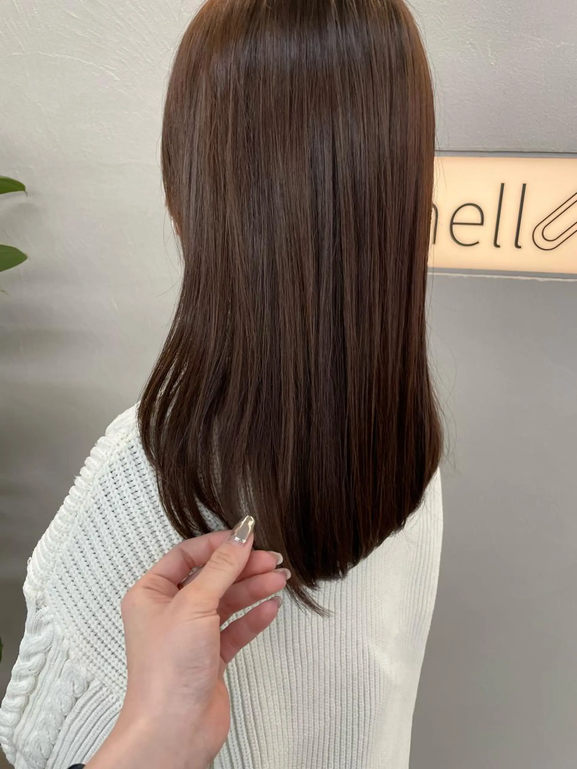 セミロング カラー トリートメント 透明感カラー/艶髪 ♥柏谷菜穂♥のヘアスタイル