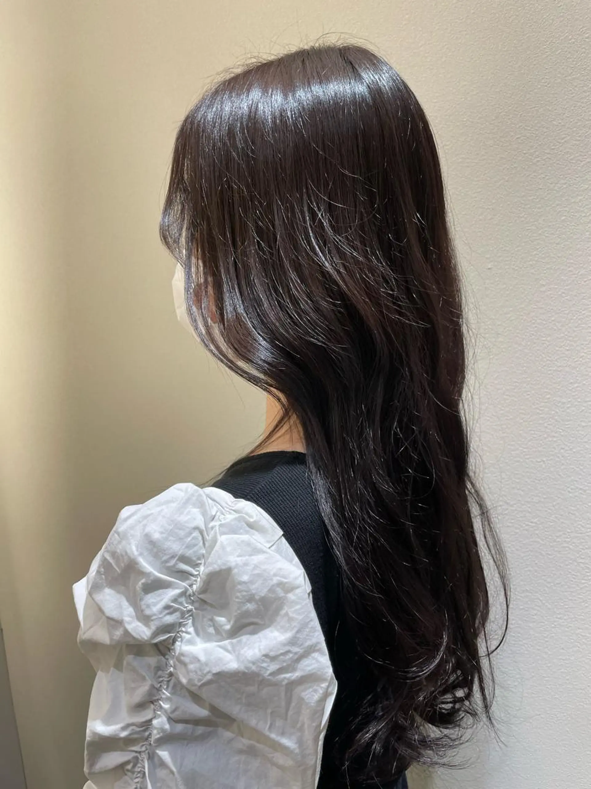 ロング カラー ラベンダーカラー 骨格診断/似合わせ カットあさみななこのヘアスタイル