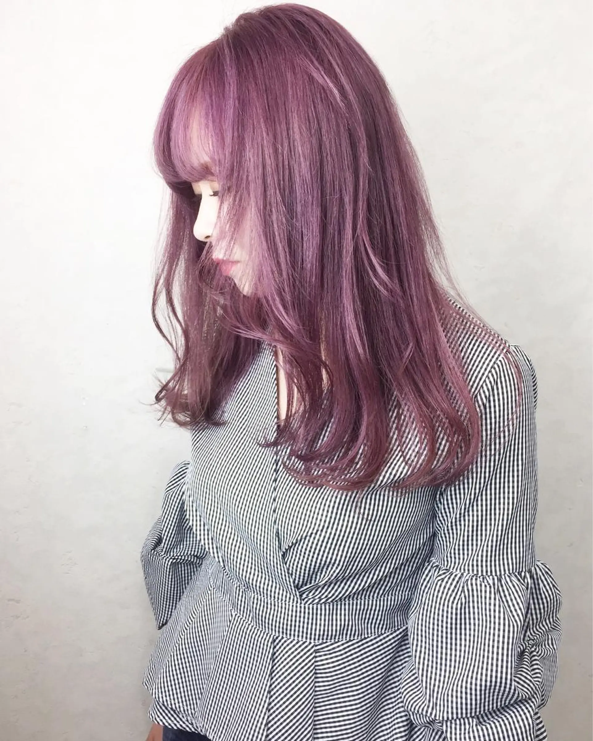 ロング カラー メンズ オルチャンヘア カット ヘアカラー トリートメント pigment所属・♡MIHO♡ スタイリストのヘアスタイル