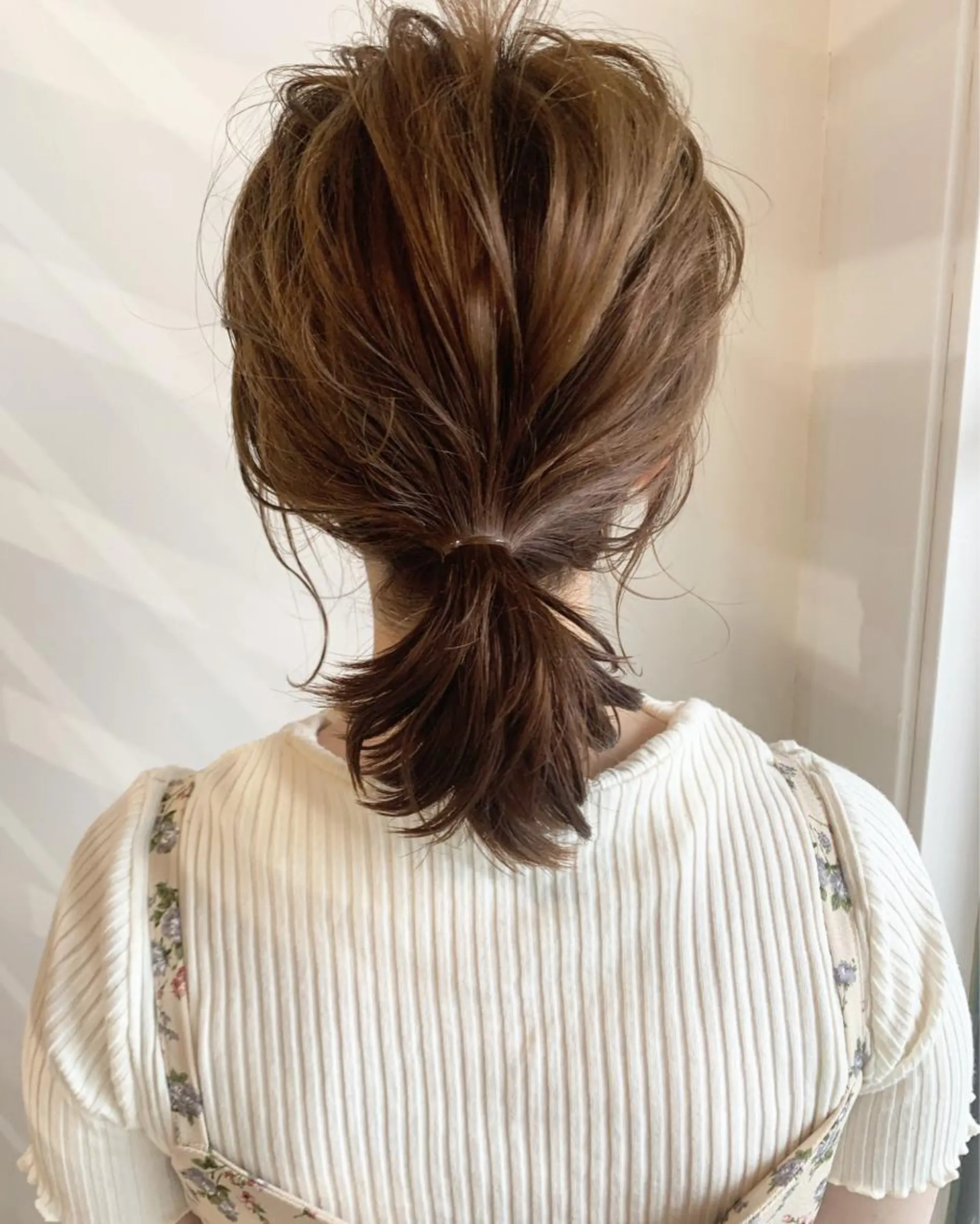 ミディアム カラー ヘアアレンジ ボブ 簡単アレンジ タカミ荒子店所属・眉毛ワックス konomiの眉毛・アイブロウイメージ