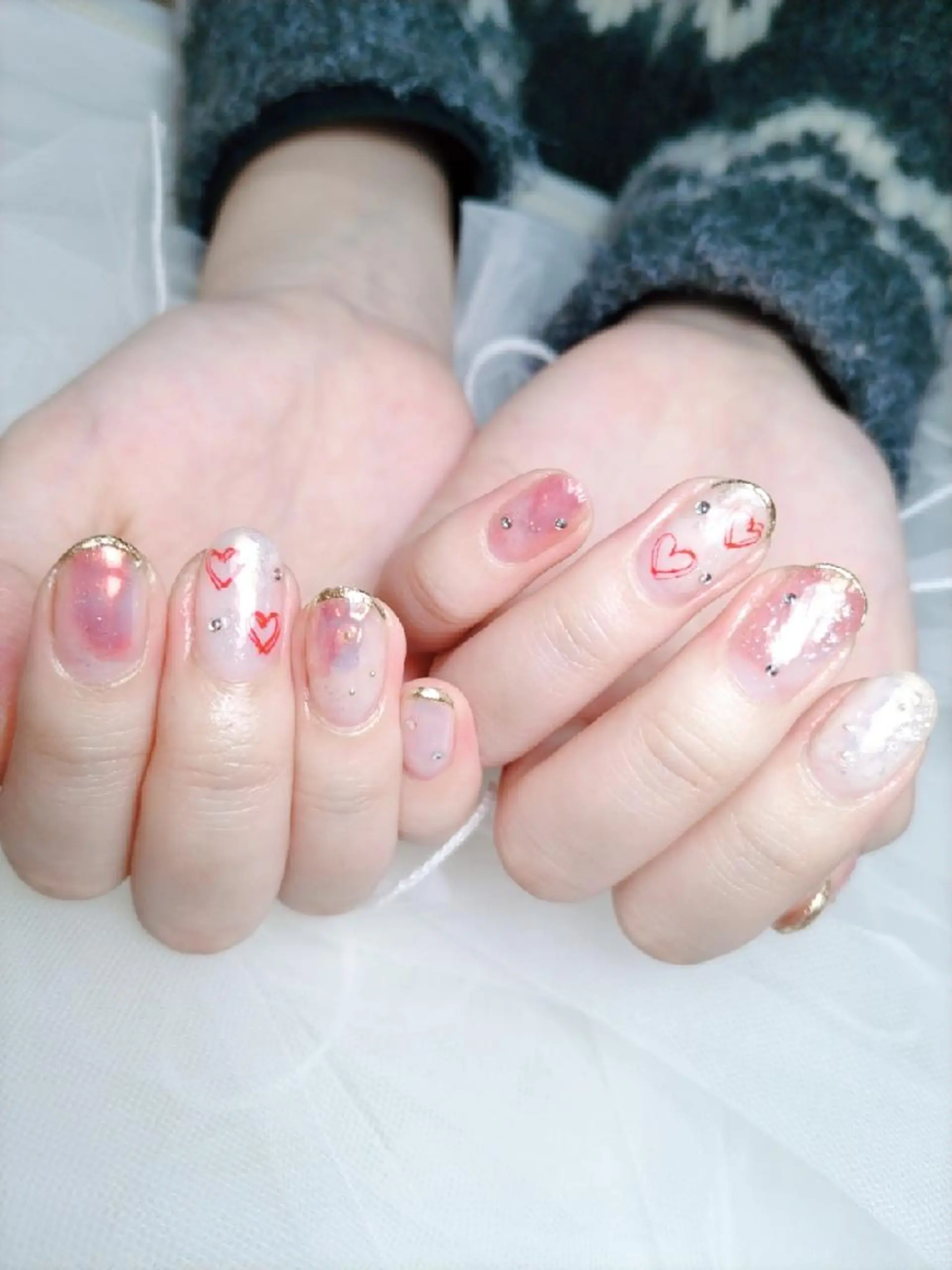 ネイル ハンドネイル 門戸厄神プライベートサロンulunail所属・ulunail mikaのネイルデザイン