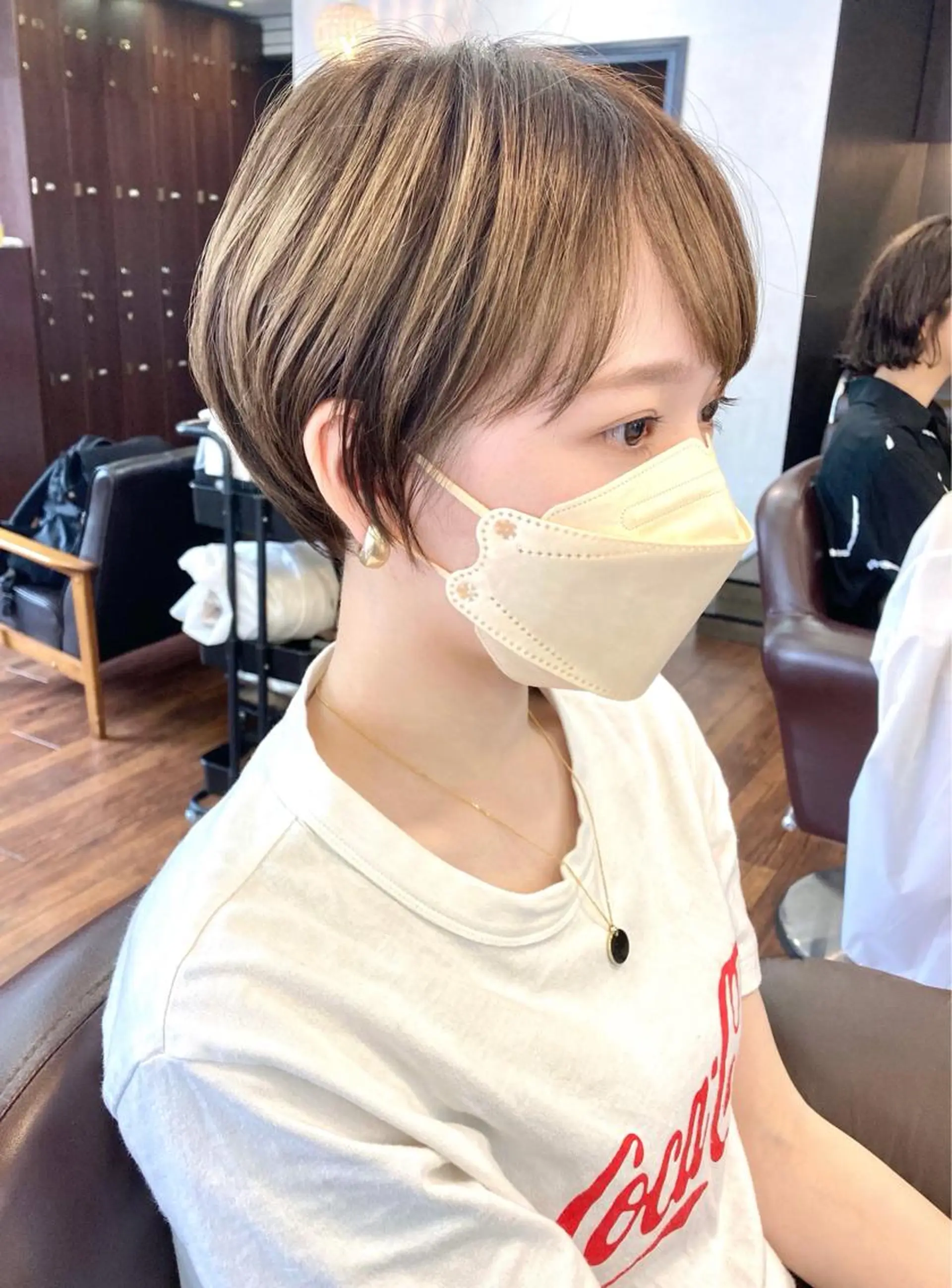 ショート カット トリートメント レイヤー/メンズ 竹田凪儀のヘアスタイル