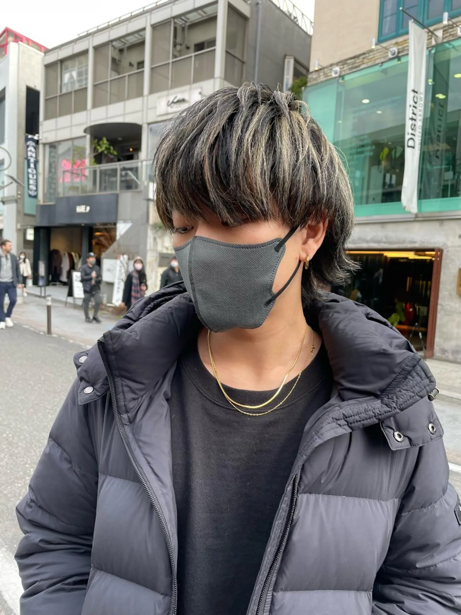 ショート カラー メンズ メンズメッシュ メッシュ カット ヘアカラー トリートメント 柔らかカラー/ レイヤーYUTO🧋のヘアスタイル