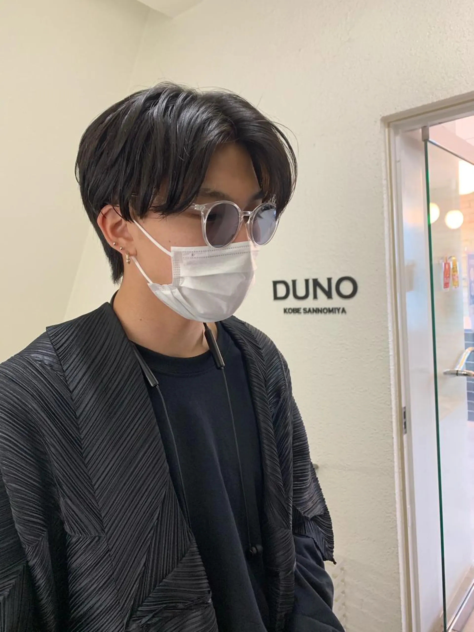 ショート メンズ センターパート 【S.BROOM】 店長　西川徹のヘアスタイル