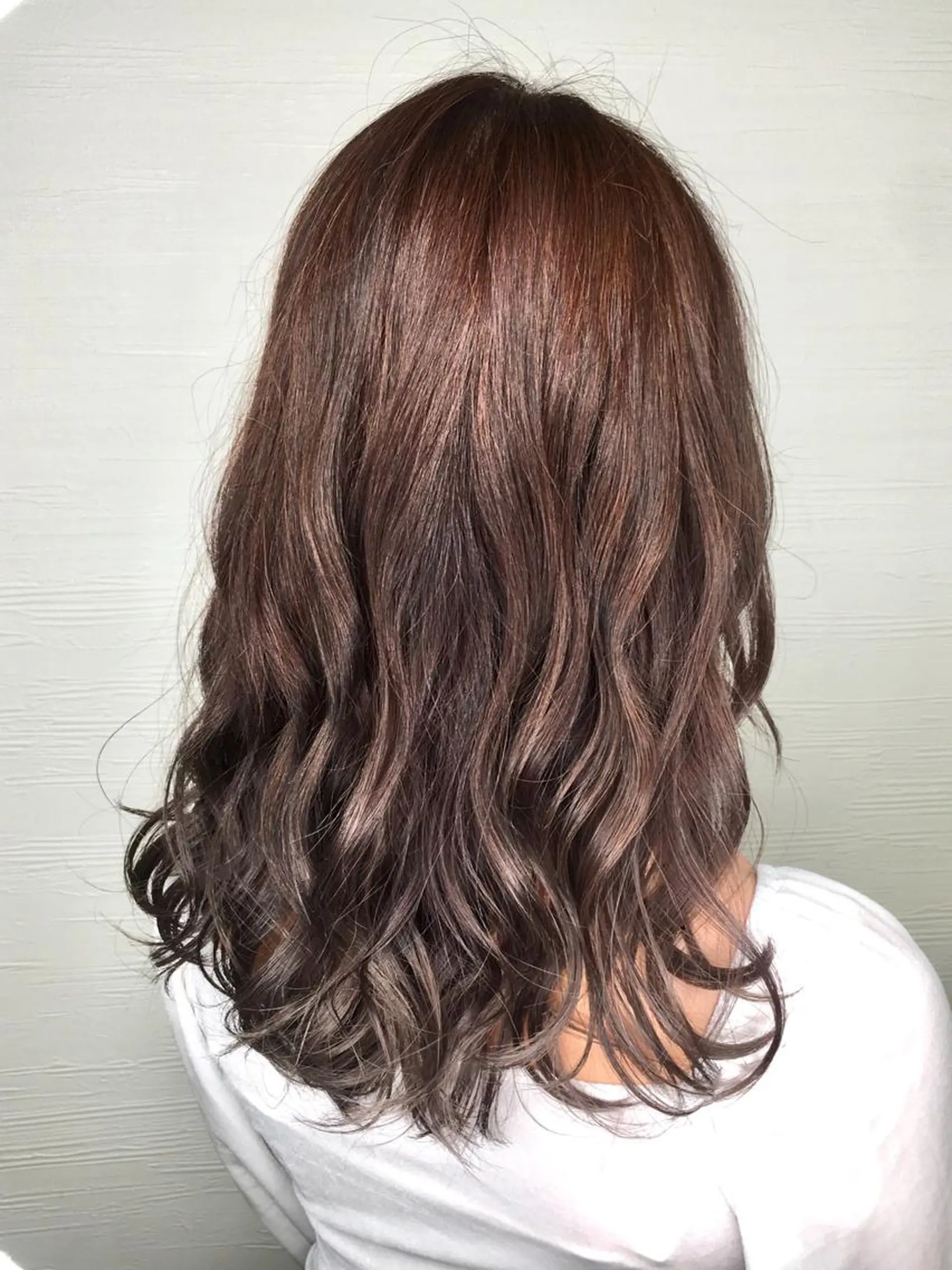 セミロング カラー ヘアアレンジ ヘアカラー 🧶ブリーチカラー TERU🧶のヘアスタイル